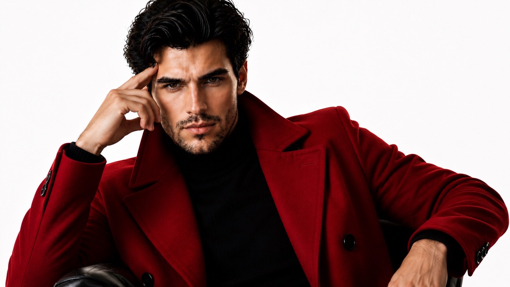 Emerald Trench Fashion Editorial Portrait — AI image prompt — GPT Image 2 — Portrait, Fashion, Cinematic - 2