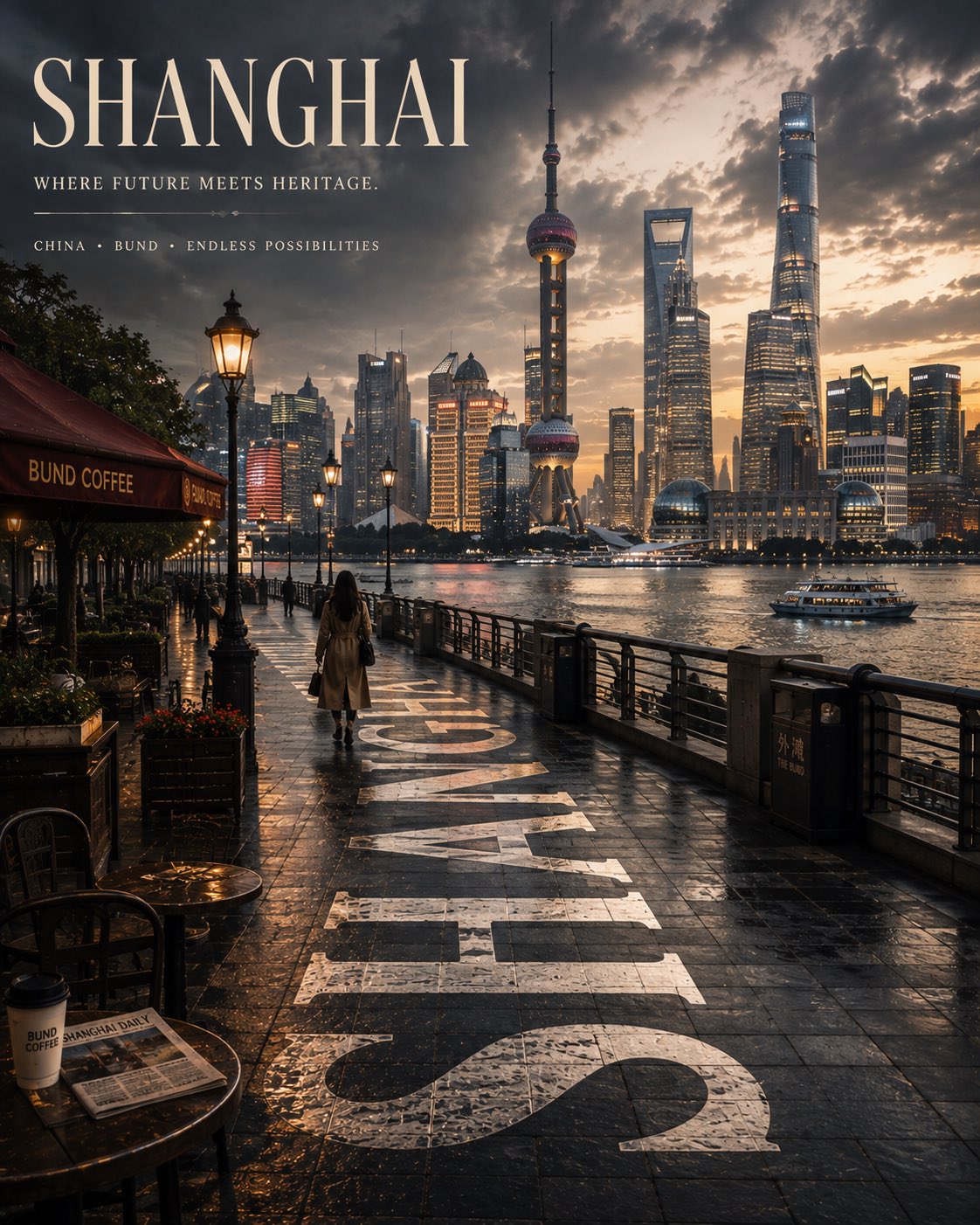 电影感旅行海报模板 — AI image prompt — GPT Image 2 — Cinematic, Cityscape - 4