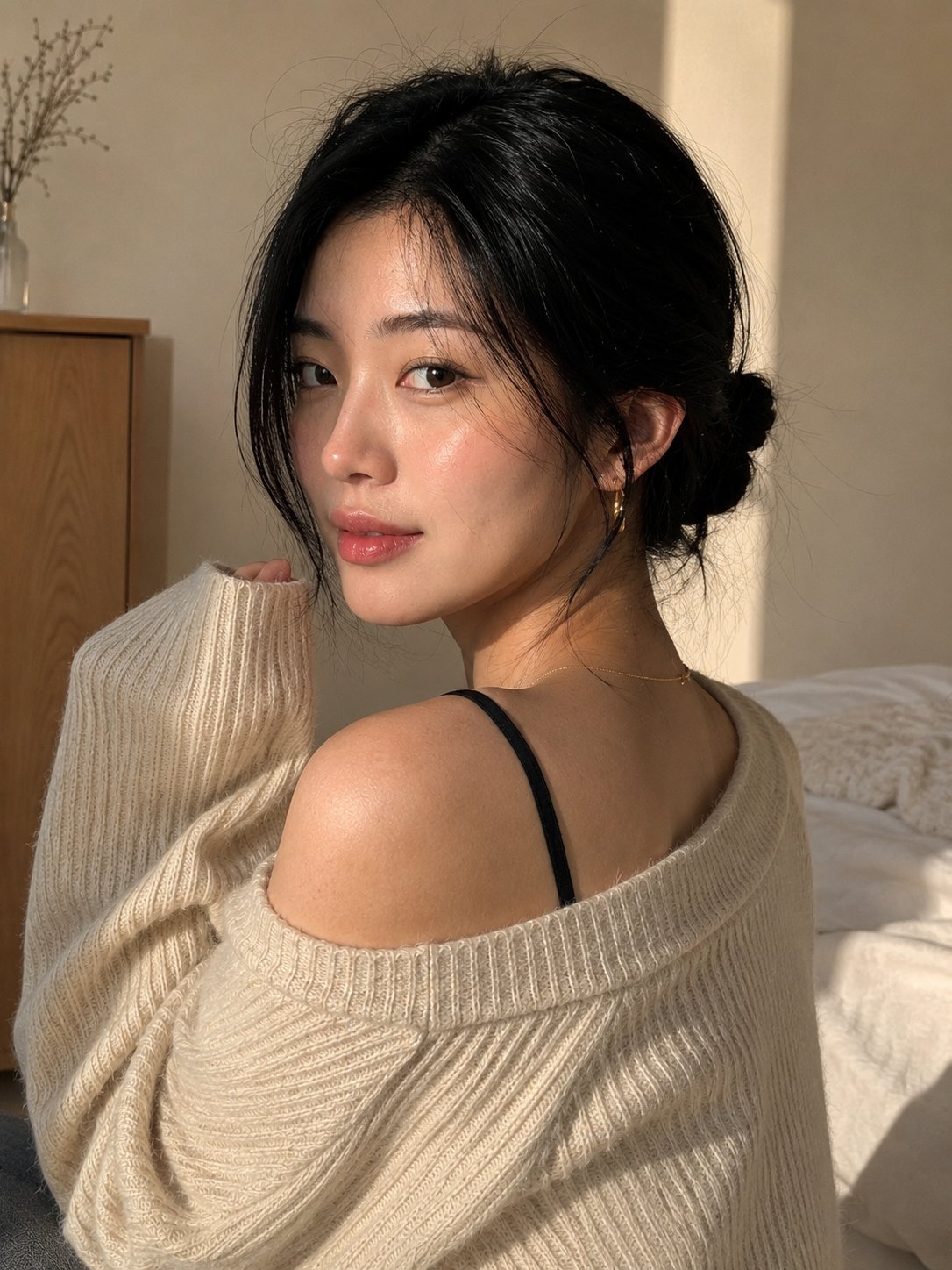 リアルな自然体ポートレート：東アジアの女性 — AI image prompt — GPT Image 2 — Character, Portrait, Realistic - 2