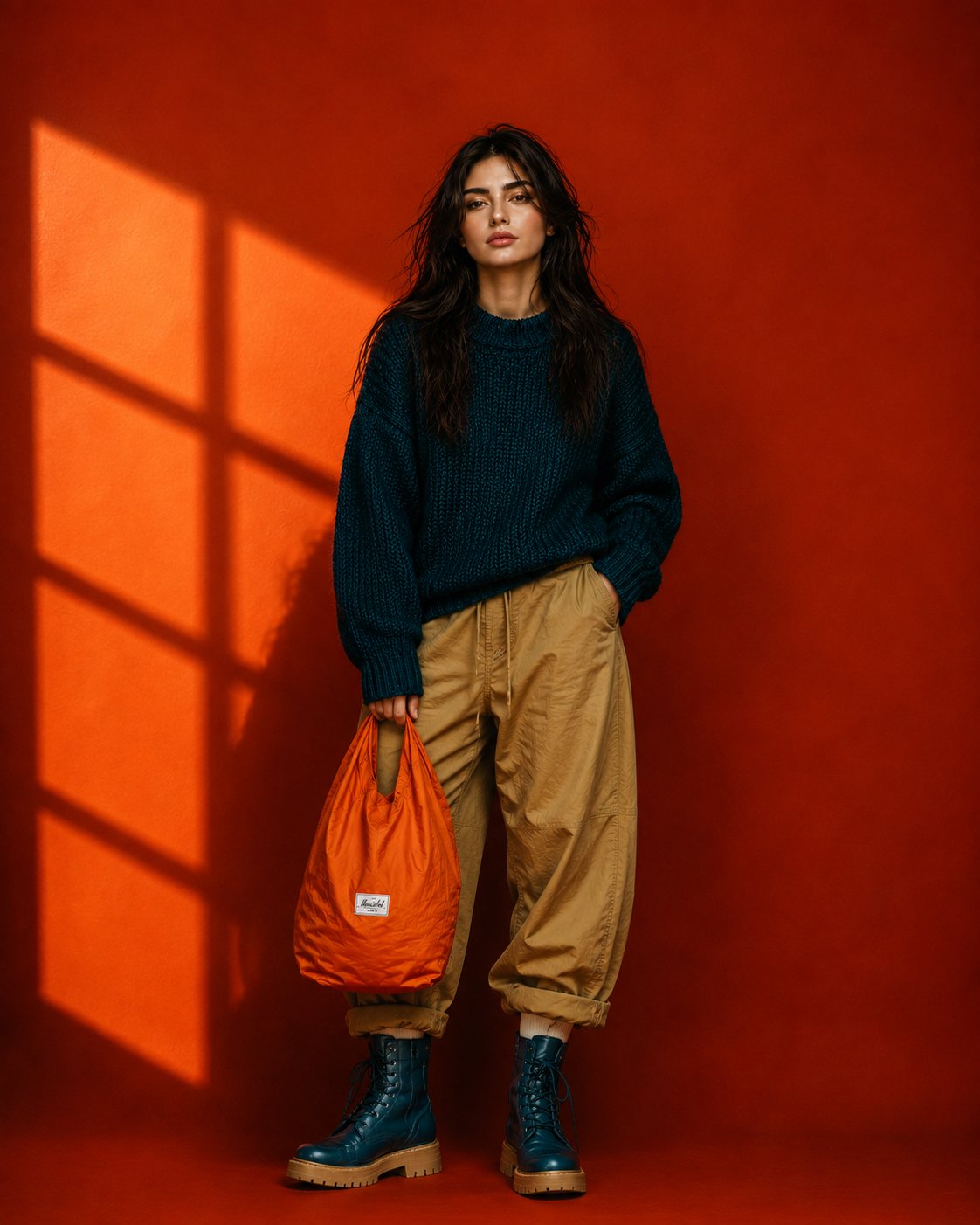 トートバッグを使ったエディトリアルファッションポートレート — AI image prompt — GPT Image 2 — Fashion, Portrait - 2