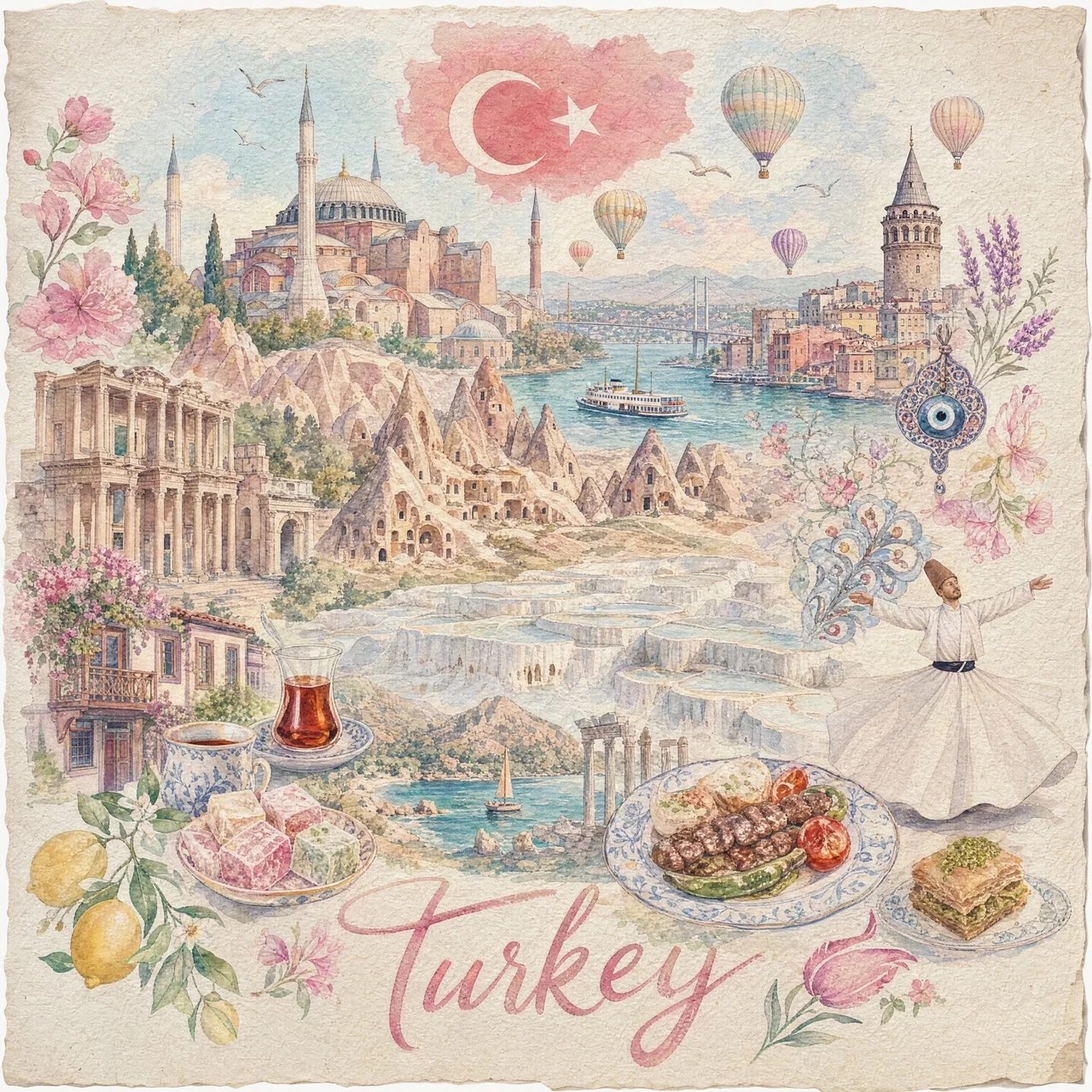 Create a beautiful vertical 4:5 pastel-colored paper painting featuring [COUNTRY] as an entire minia — AI image prompt — GPT Image 2