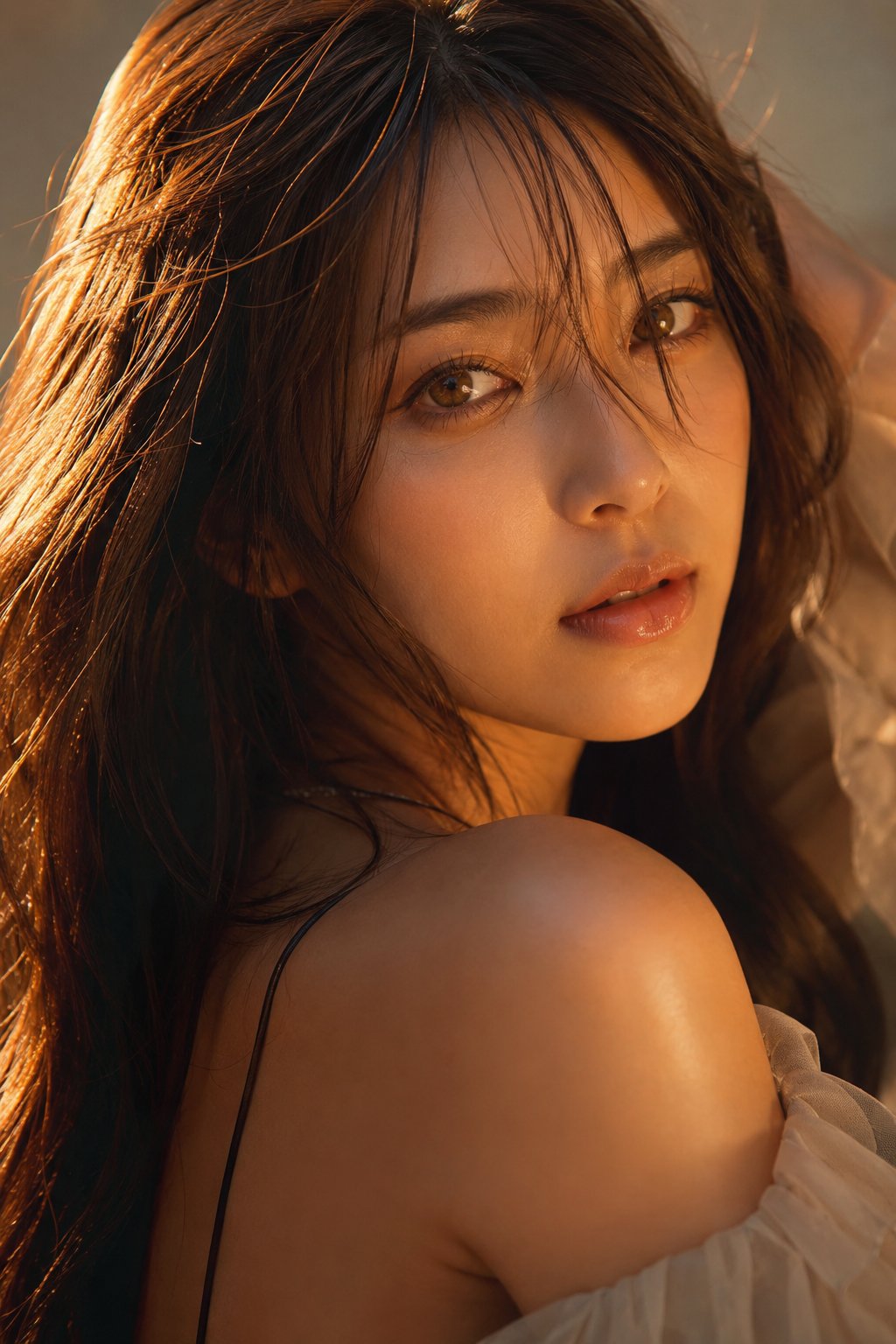 Golden Hour Portrait of Elegant Woman — AI image prompt — GPT Image 2 — Portrait, Cinematic - 1