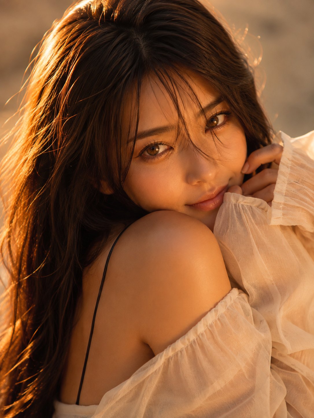 Golden Hour Portrait of Elegant Woman — AI image prompt — GPT Image 2 — Portrait, Cinematic - 2