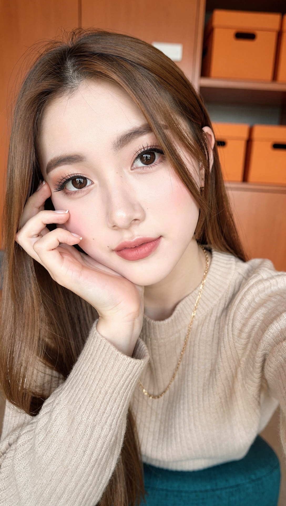 若い女性の自撮りポートレート — AI image prompt — FLUX 3 — Portrait, Realistic - 2