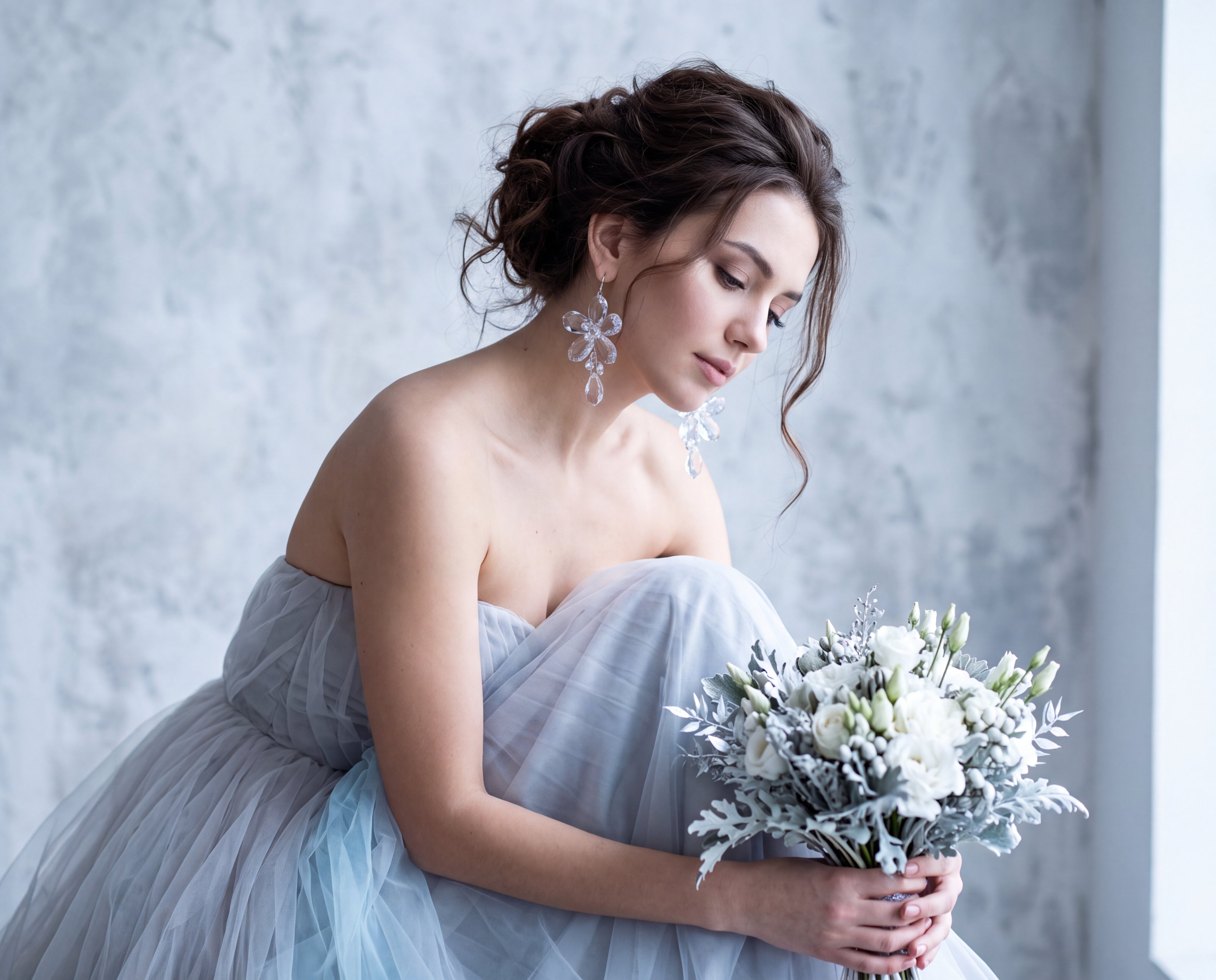 Ethereal Winter Portrait with Tulle Dress — AI image prompt — Nano Banana — Character, Portrait, Realistic - 2