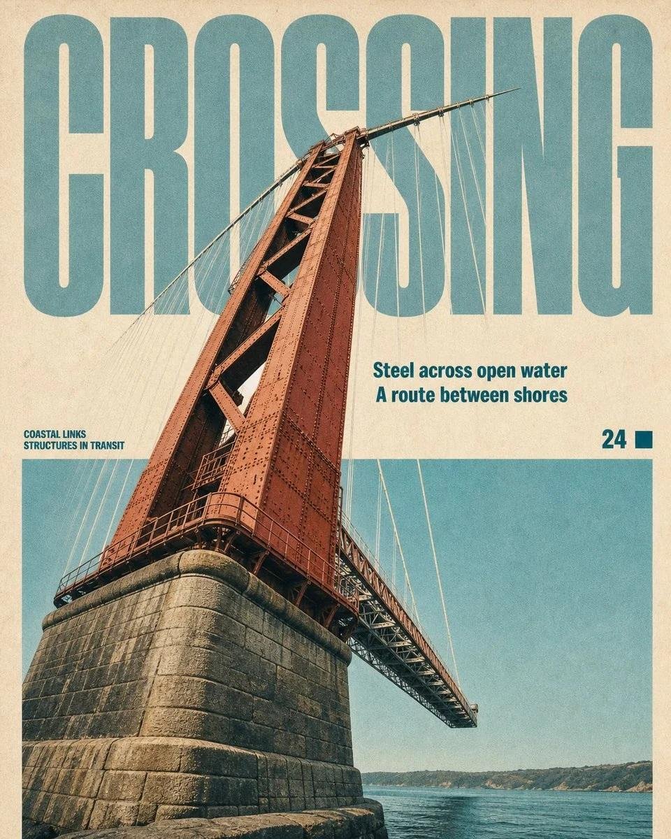 빈티지 여행 잡지 에디토리얼 포스터 — AI image prompt — GPT Image 2 — Vintage, Poster - 3