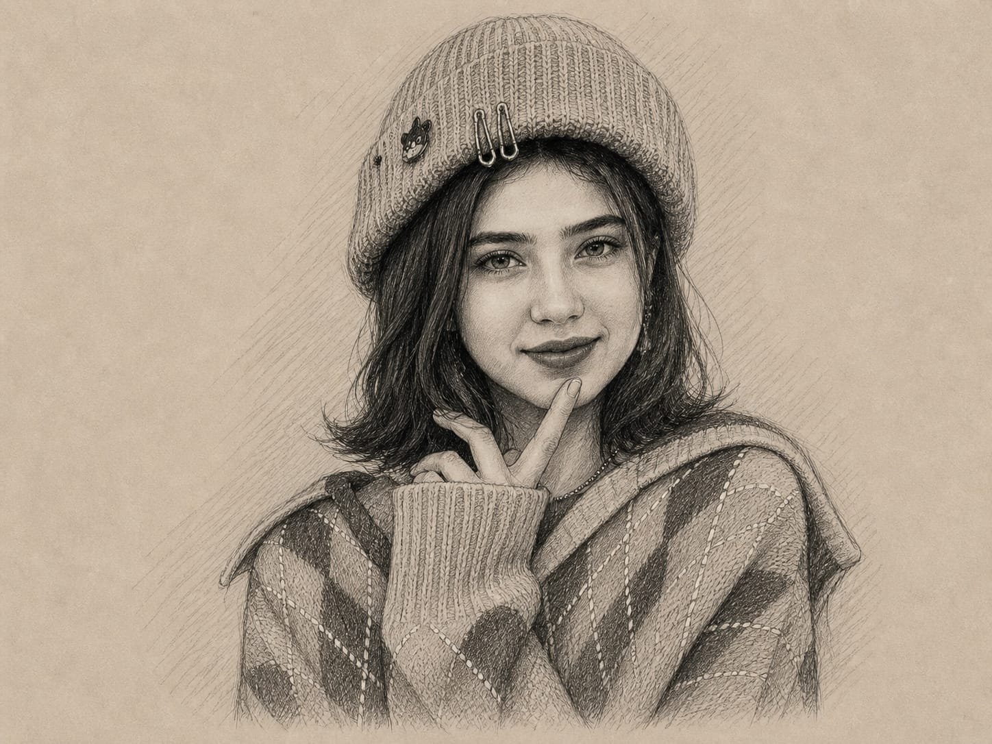 Create a highly detailed, realistic graphite pencil and charcoal sketch portrait based on the upload — AI image prompt — GPT Image 2