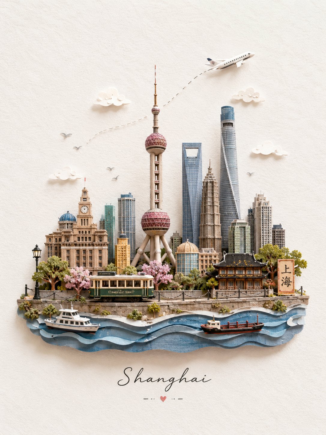 Create a charming miniature 3D paper-craft travel illustration of [DESTINATION], designed as a delic — AI image prompt — GPT Image 2