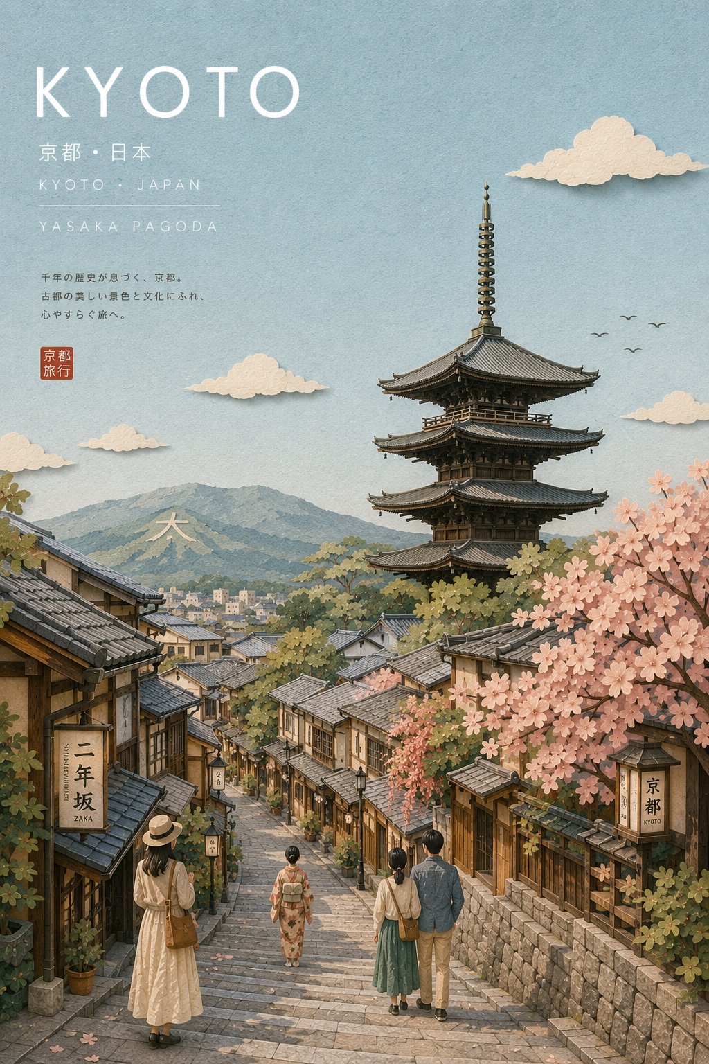 모든 도시 일본 관광 엽서 — AI image prompt — GPT Image 2 — Poster - 3