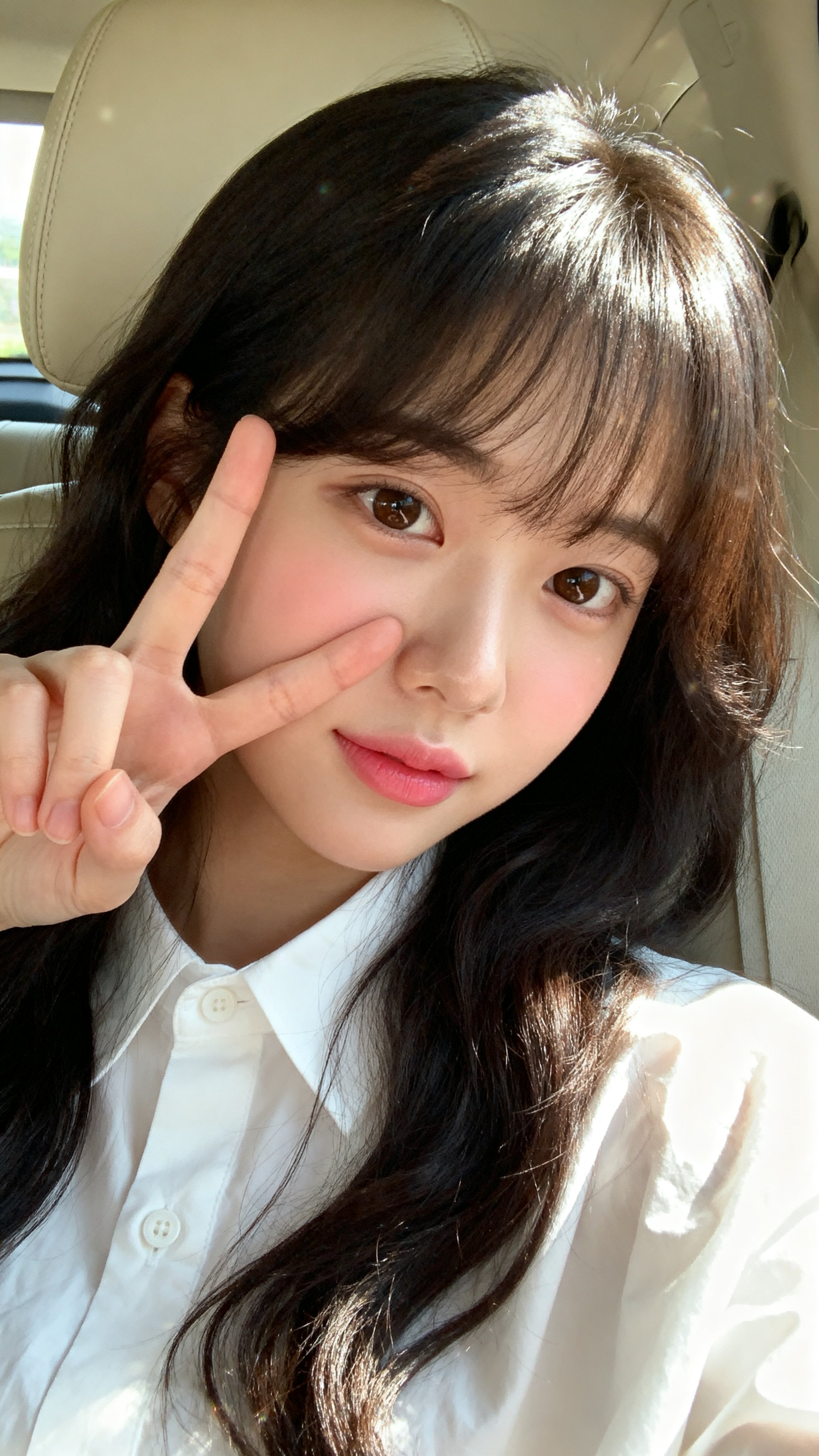 Car Selfie with Peace Sign — AI image prompt — Seedream 5 — Portrait, Realistic - 2