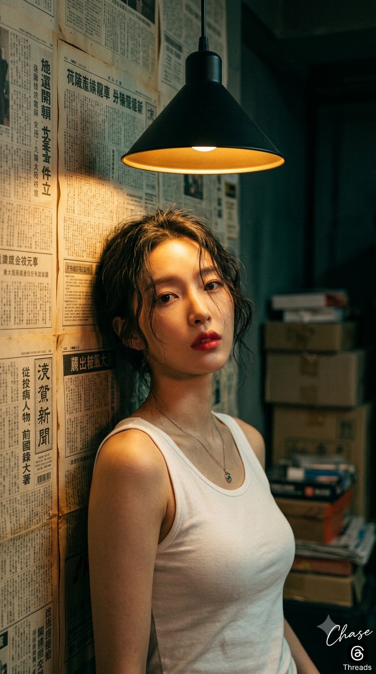 Vintage Hong Kong Cinematic Portrait — AI image prompt — Nano Banana — Cinematic, Portrait - 2