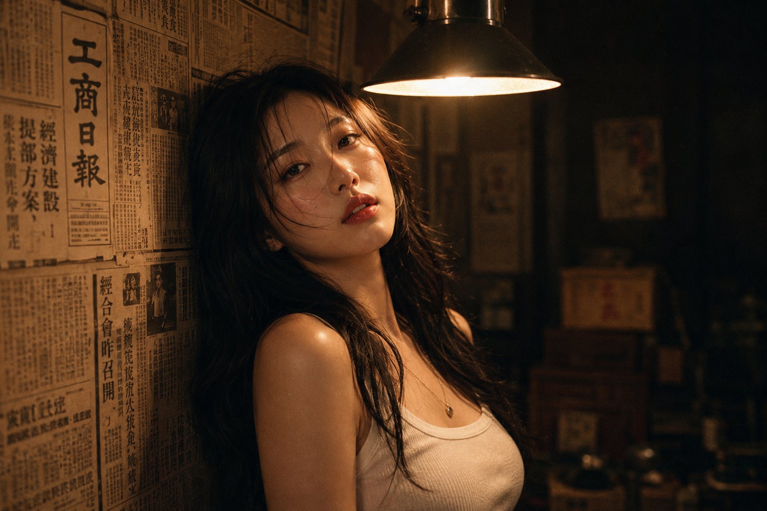 Vintage Hong Kong Cinematic Portrait — AI image prompt — Nano Banana — Cinematic, Portrait - 3