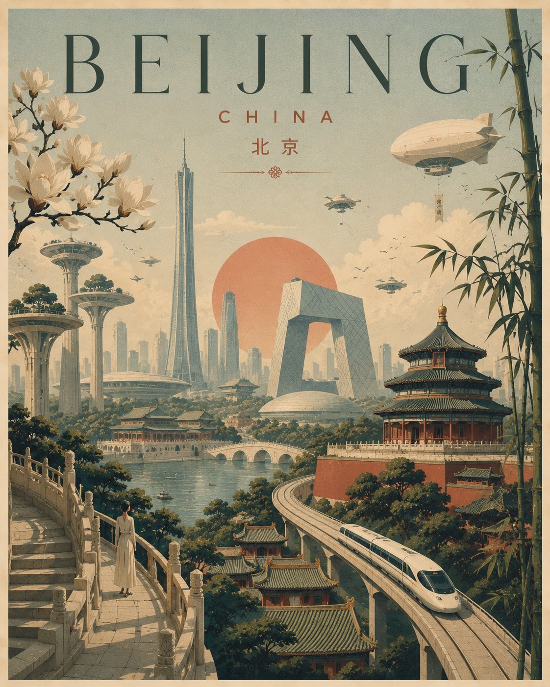 Dreamlike Futuristic Editorial Art Poster — AI image prompt — GPT Image 2 — Surreal, Cinematic - 2