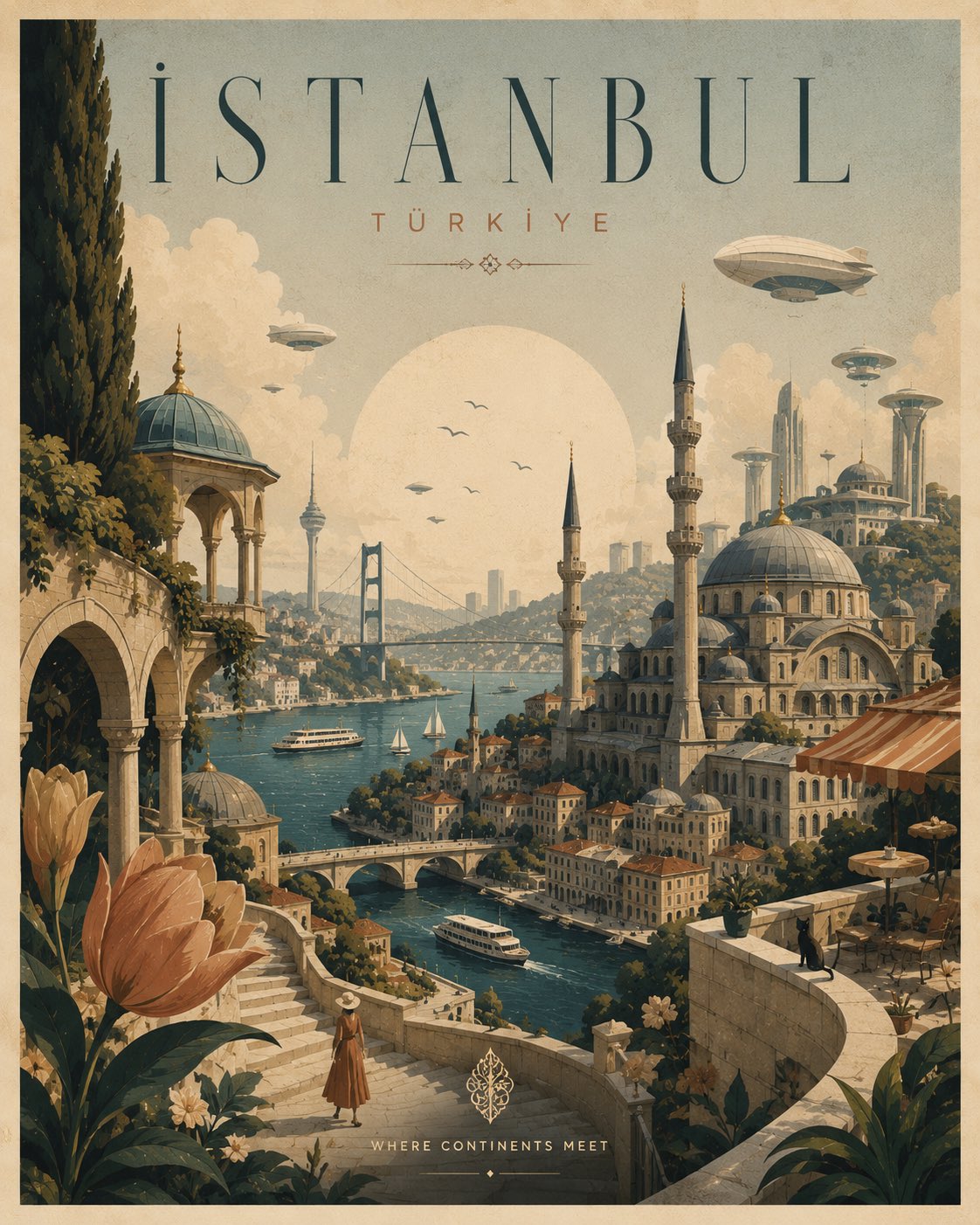 Dreamlike Futuristic Editorial Art Poster — AI image prompt — GPT Image 2 — Surreal, Cinematic - 3