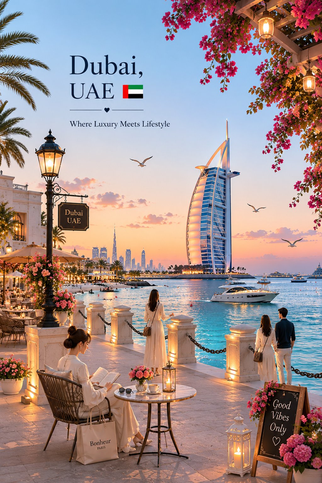 Four Cities Luxury Travel Poster — AI image prompt — GPT Image 2 — Poster, Architecture, Cityscape - 3