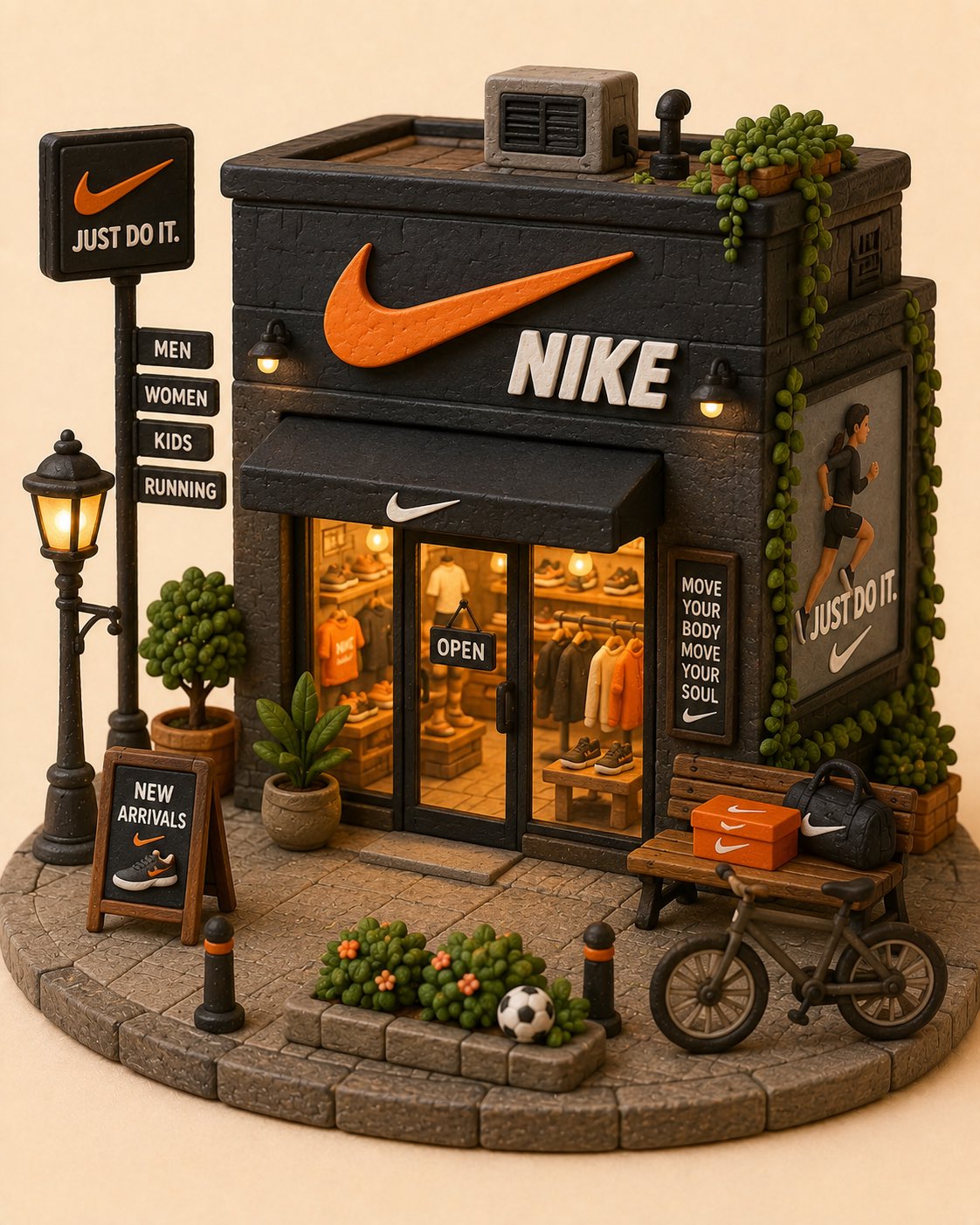 黏土迷你店面立体模型 — AI image prompt — GPT Image 2 — 3D Render - 4