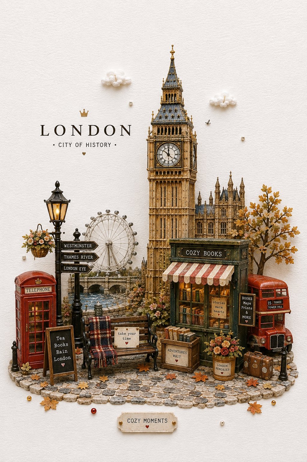 Create a whimsical handcrafted miniature diorama featuring [ICONIC STRUCTURE] as the main focal poin — AI image prompt — GPT Image 2