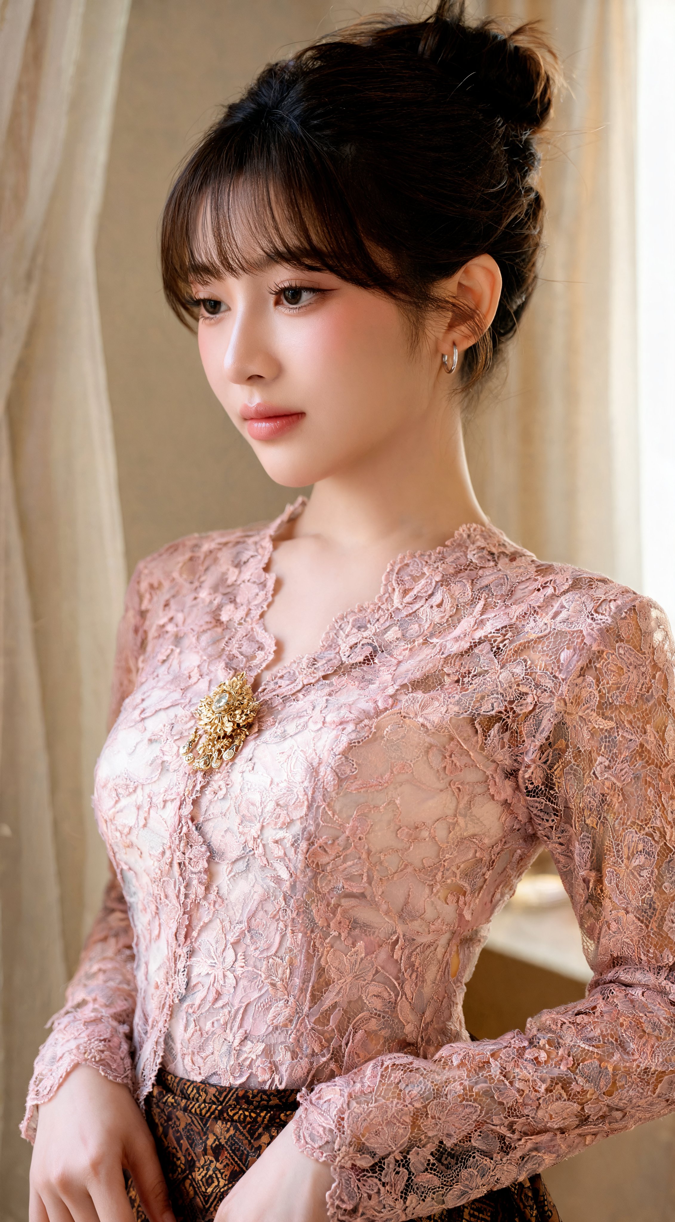優雅なクバヤの若い女性の肖像 — AI image prompt — Seedream 5 — Character, Realistic, Portrait - 3