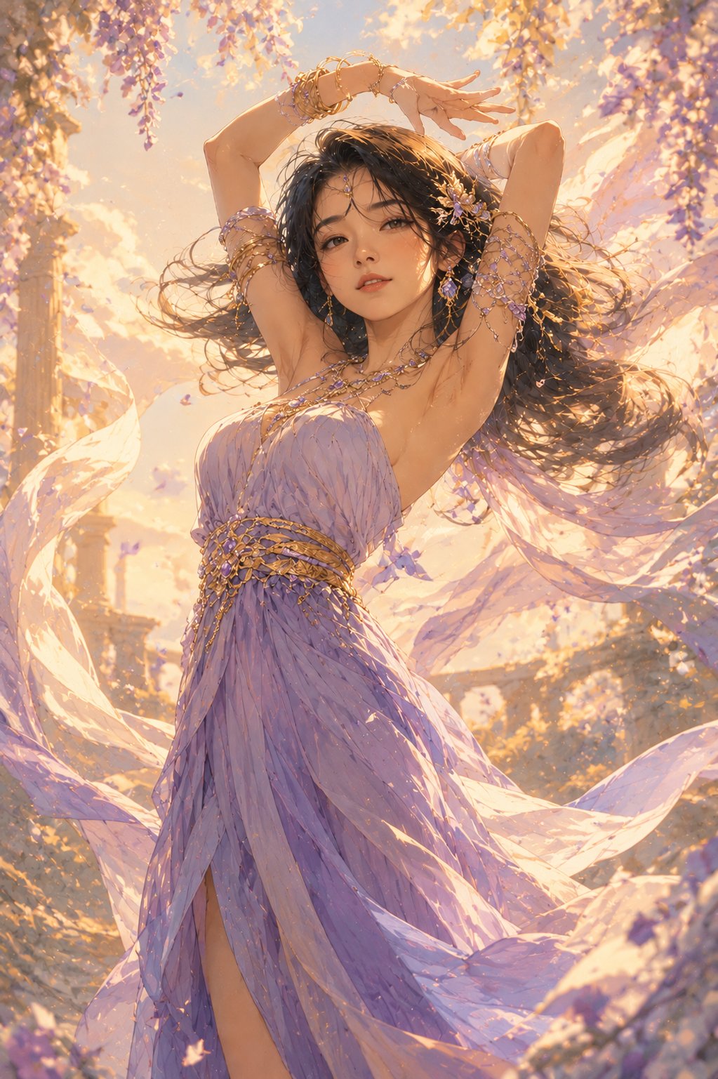 空灵海洋幻想动漫女子 — AI image prompt — GPT Image 2 — Anime, Fantasy, Ethereal - 2