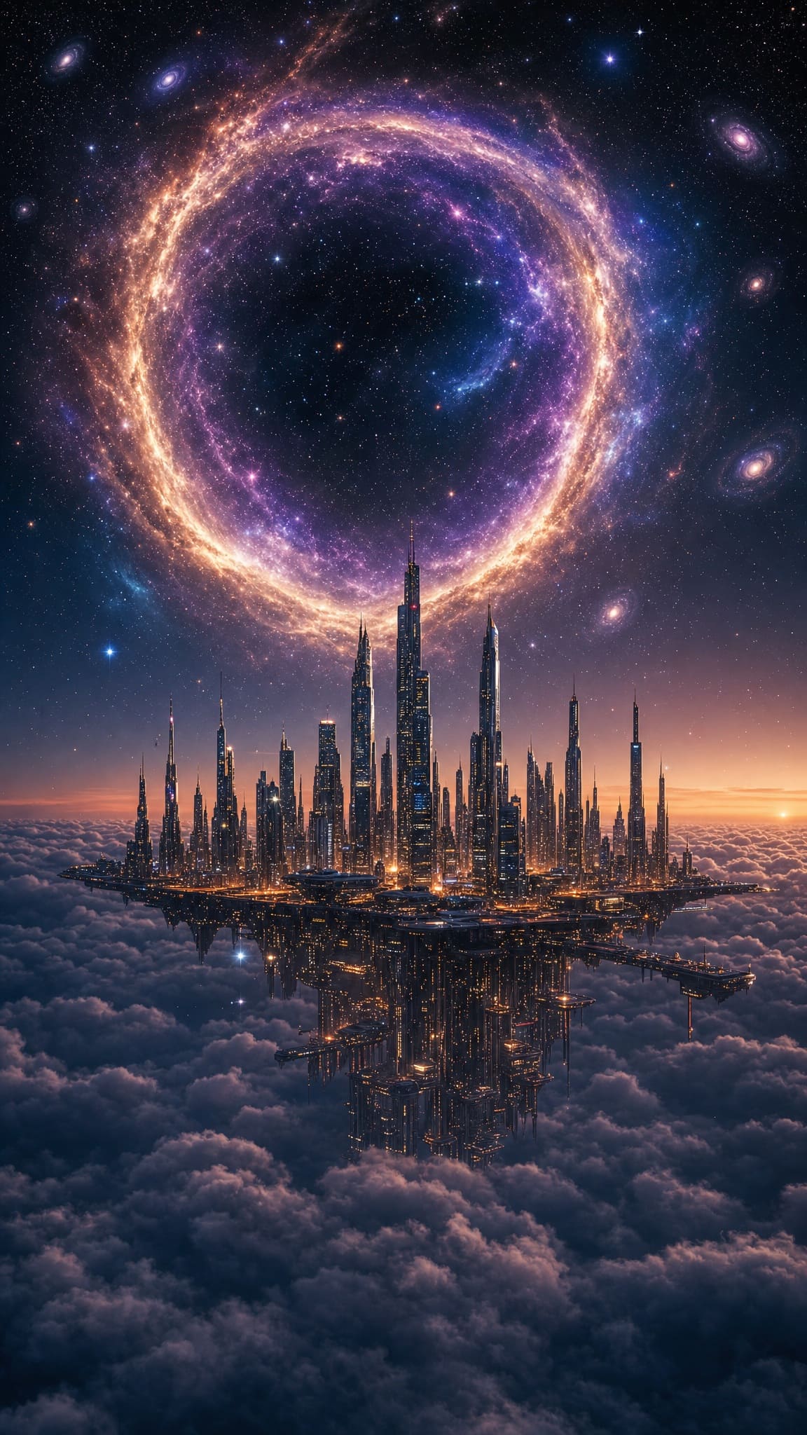 云上之城 — AI image prompt — Nano Banana — Surreal, Fantasy, Ethereal - 2