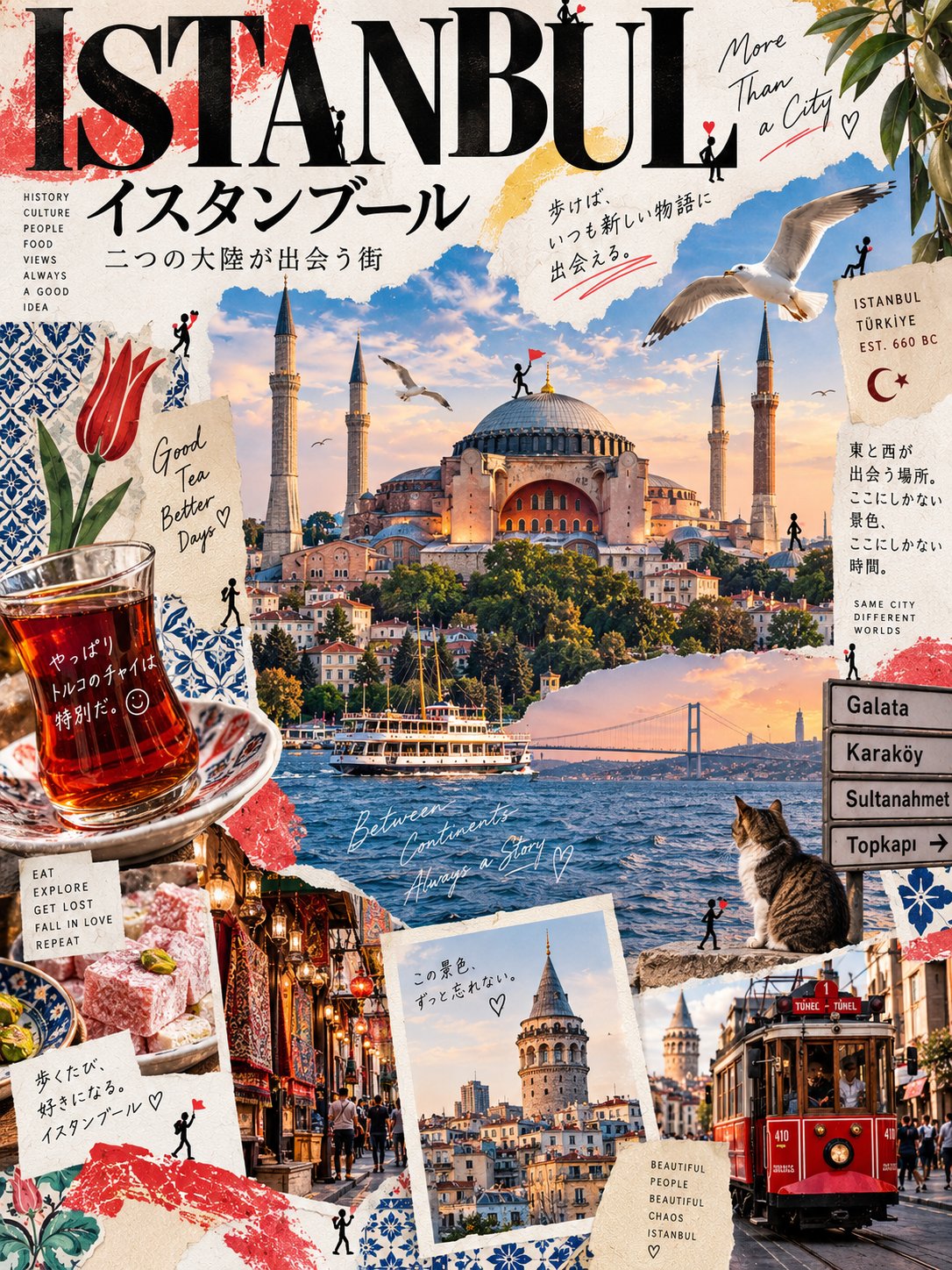 Japanese Design Zine Travel Poster — AI image prompt — GPT Image 2.5 — Poster, Digital Art, Vintage - 2