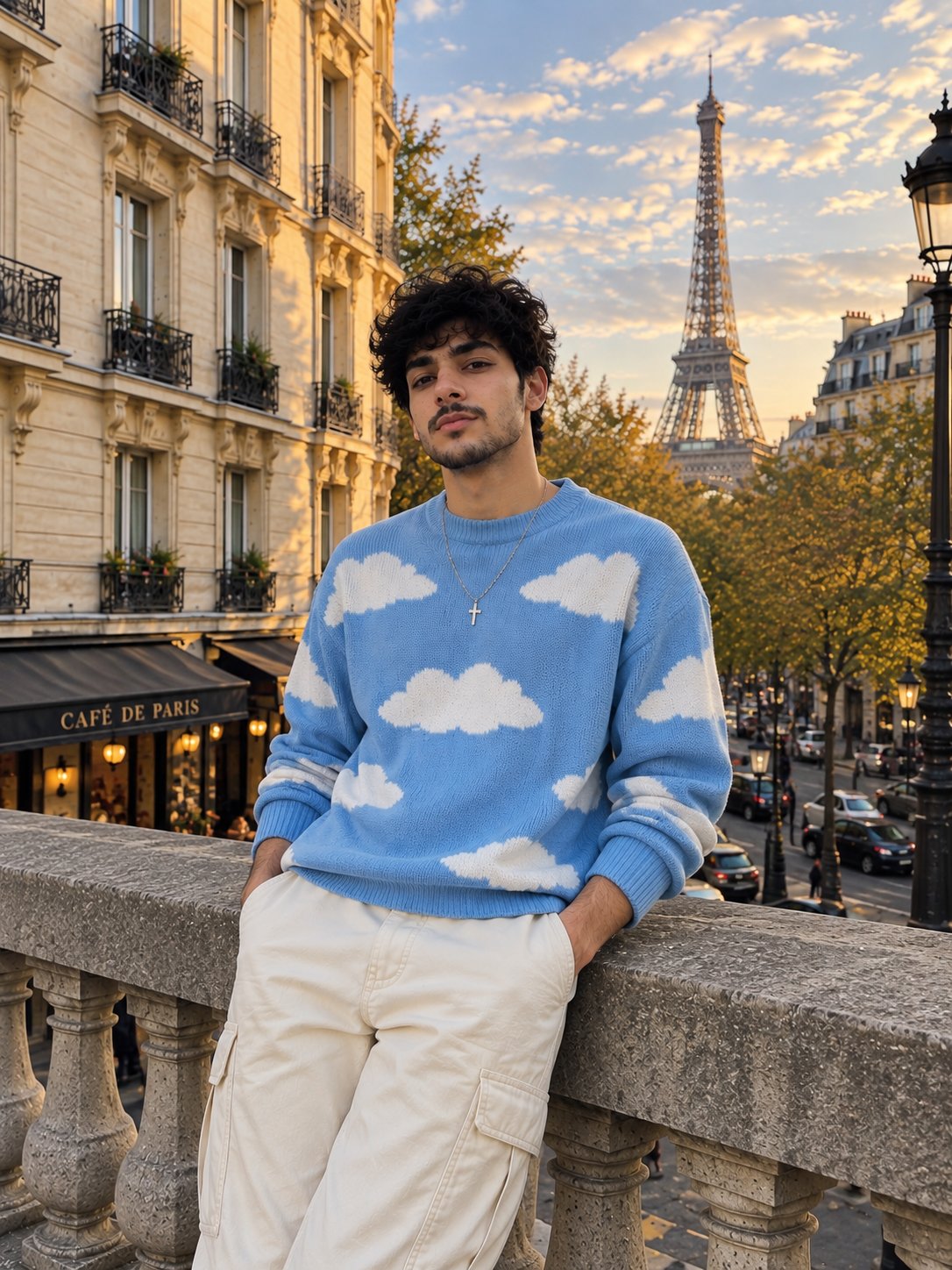 Paris Travel Portrait Smartphone Photo — AI image prompt — GPT Image 2.5 — Fashion, Portrait, Cityscape - 4
