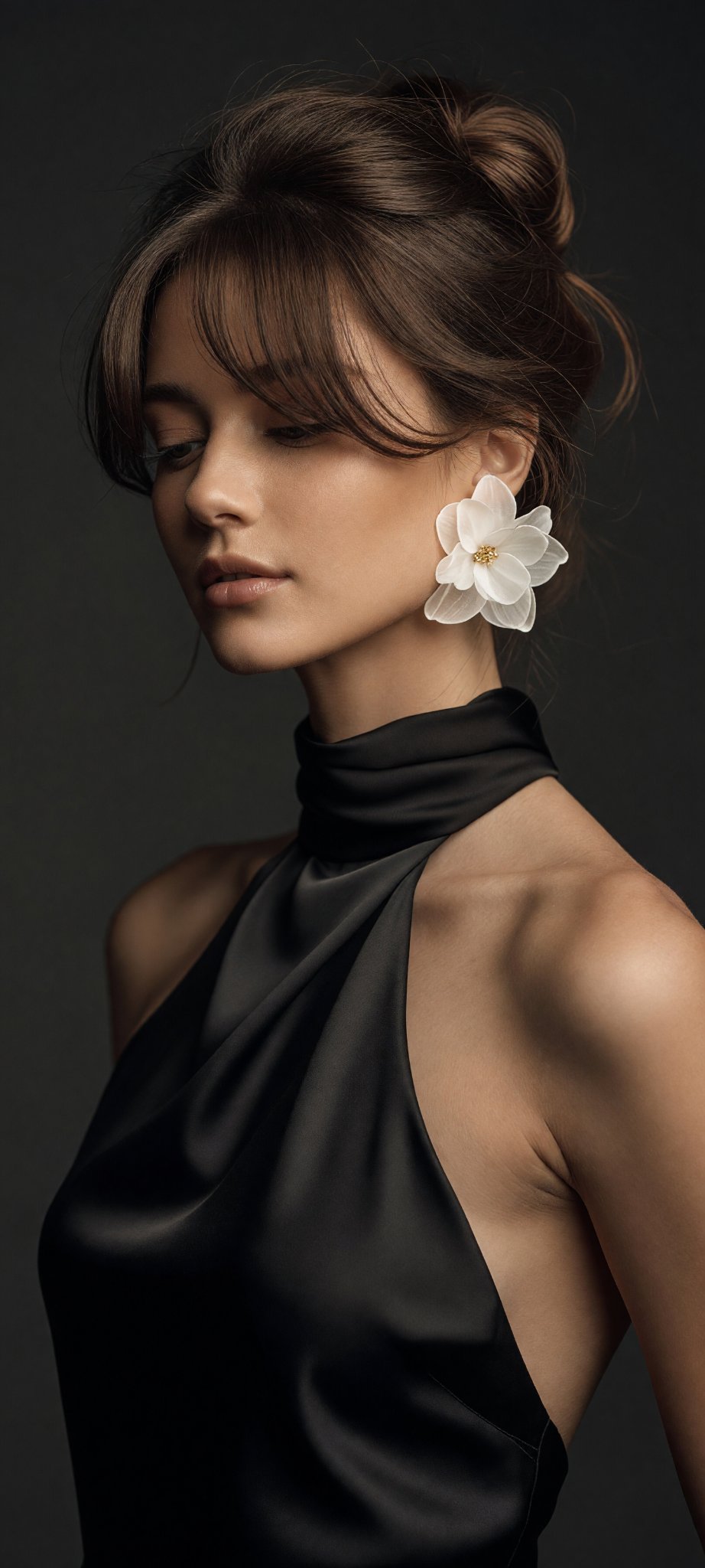 하이패션 무드 스튜디오 포트레이트 — AI image prompt — Grok Imagine 2 — Cinematic, Fashion, Portrait - 3