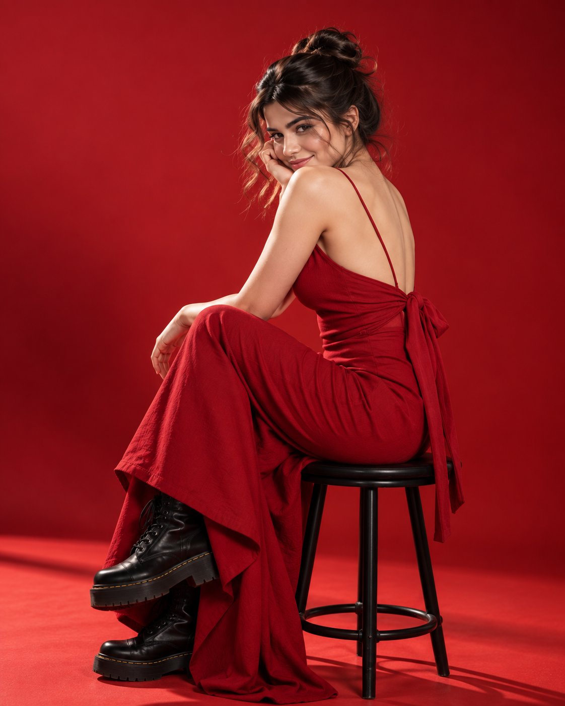 Ultra-realistic premium fashion studio photoshoot of the same young woman with perfectly consistent  — AI image prompt — GPT Image 2.5