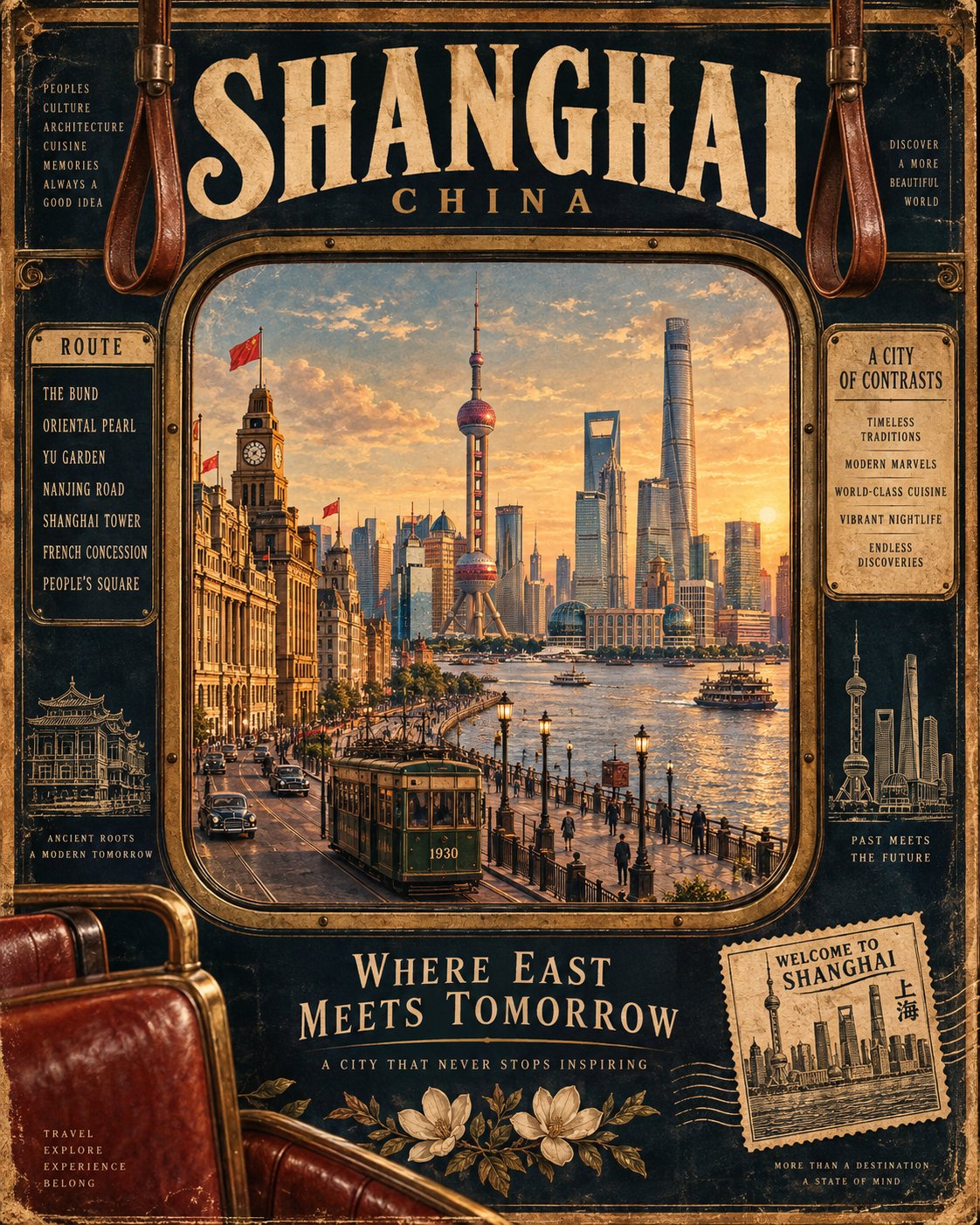 빈티지 여행 포스터 템플릿 — AI image prompt — GPT Image 2.5 — Poster, Cinematic, Vintage - 2