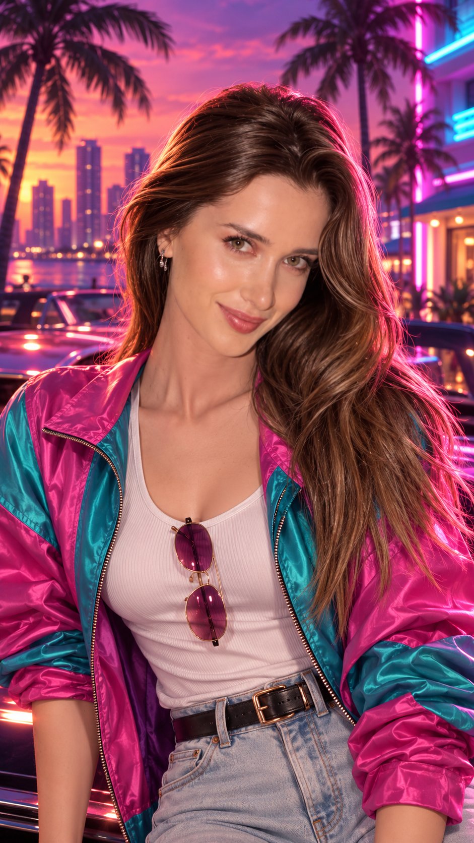 80s Vice City 3D Character Portrait — AI image prompt — GPT Image 2.5 — Character, 3D Render, Portrait - 4