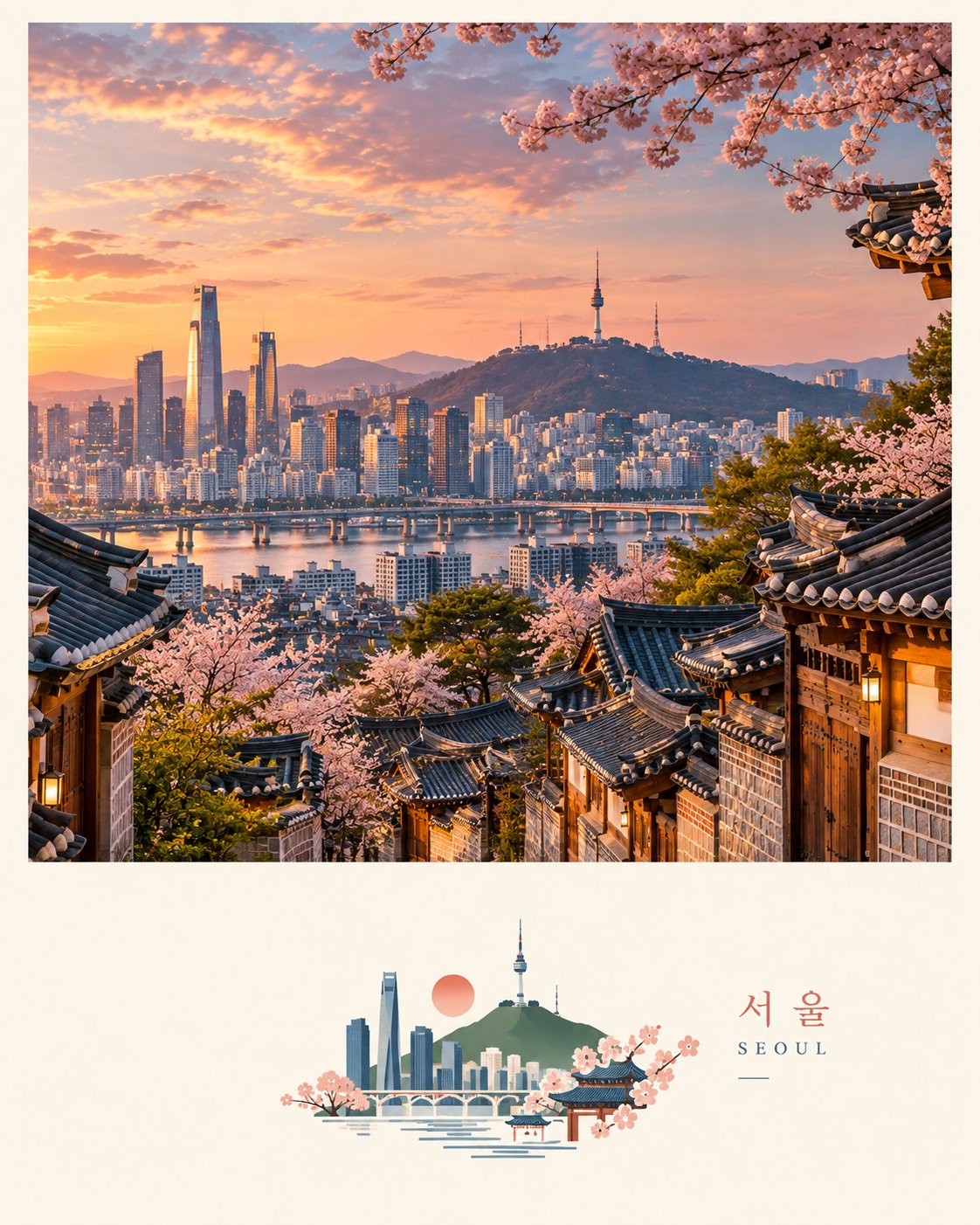 Editorial Travel Art with Geometric Vignette — AI image prompt — GPT Image 2.5 — Poster, Realistic, Minimalist - 2