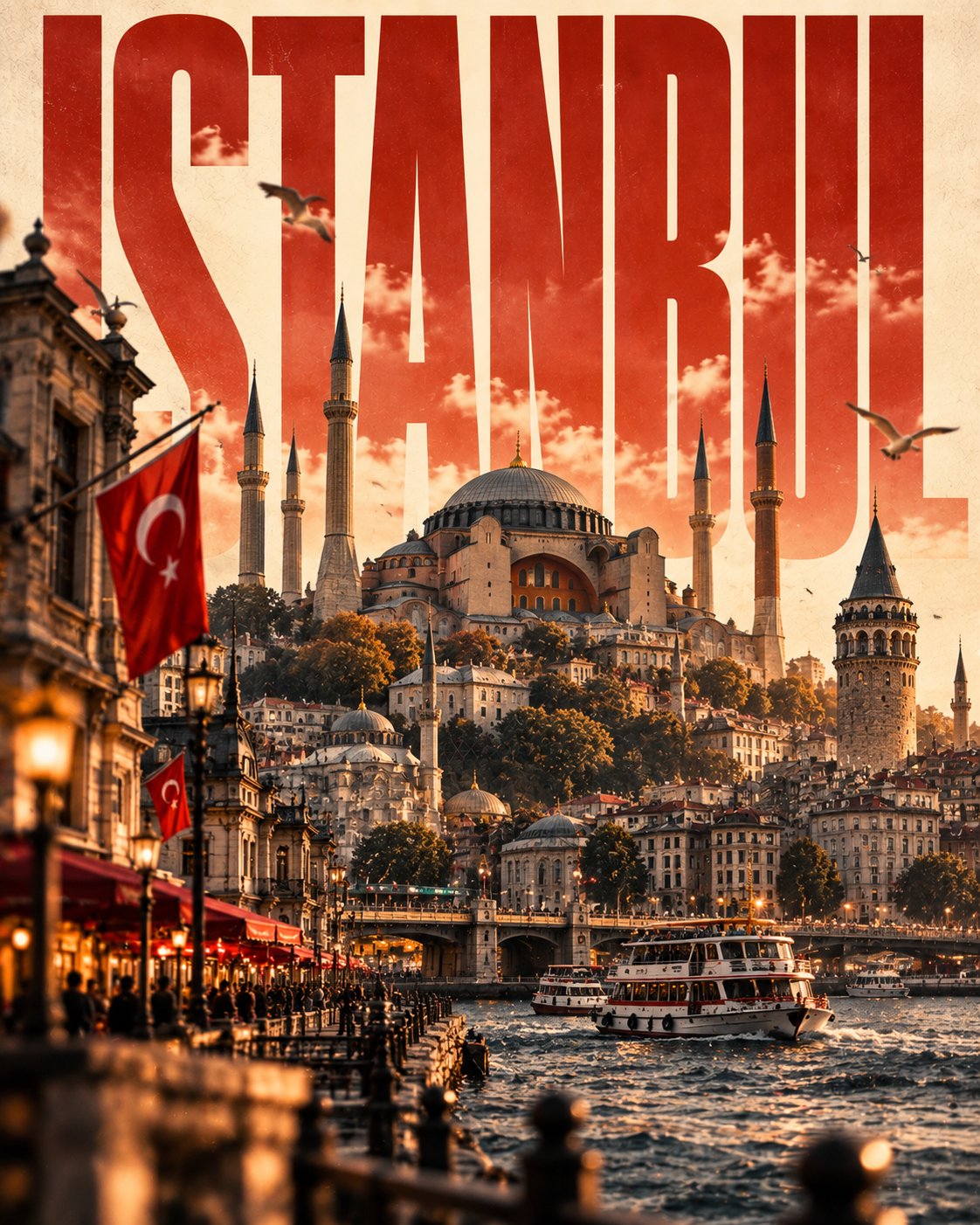 Cinematic Travel Poster Collage Template — AI image prompt — GPT Image 2.5 — Poster, Cinematic, Architecture - 3