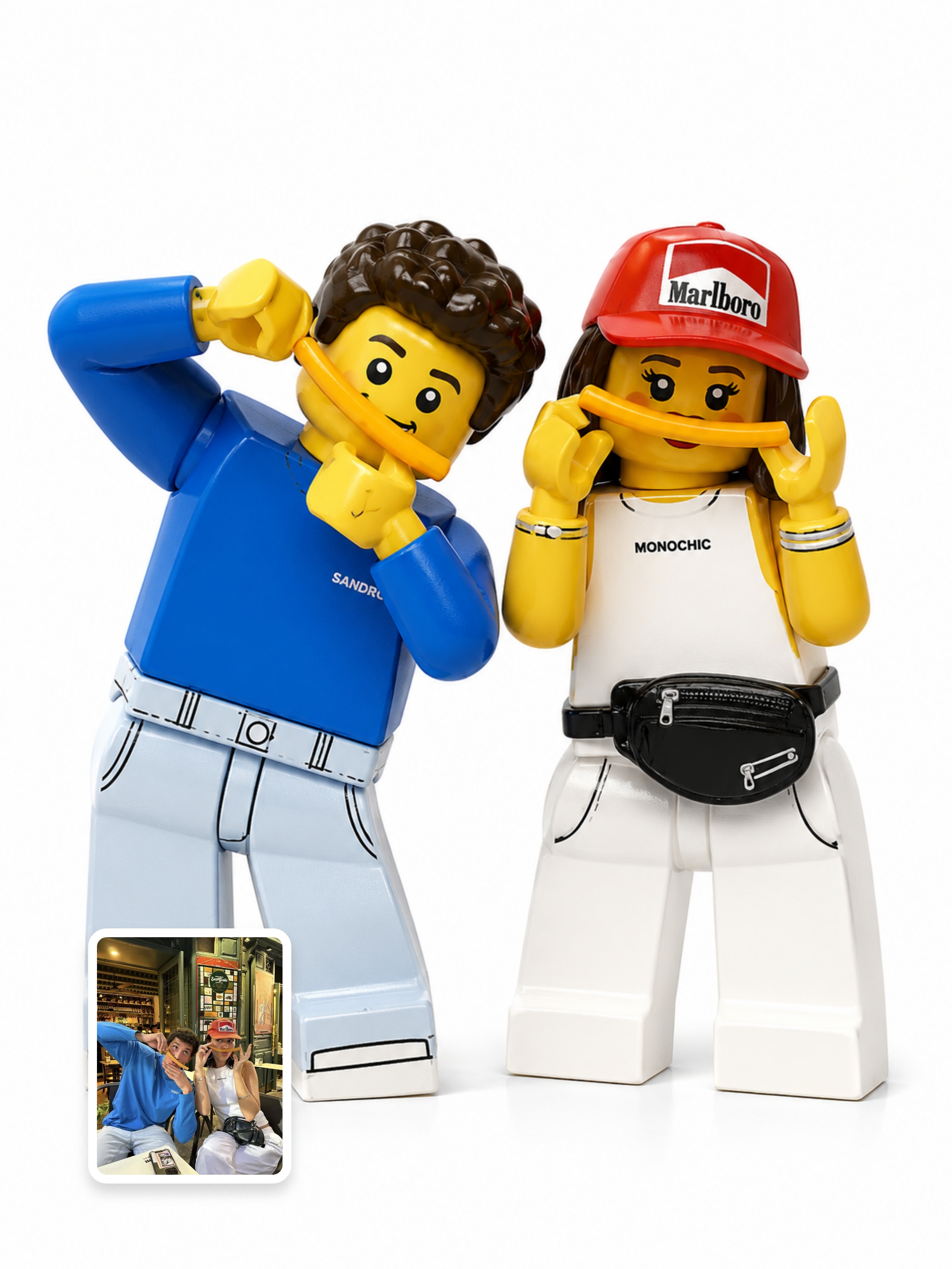 LEGO Minifigure Transformation From Reference Photo — AI image prompt — GPT Image 2 — Product Photography, 3D Render, Realistic - 2