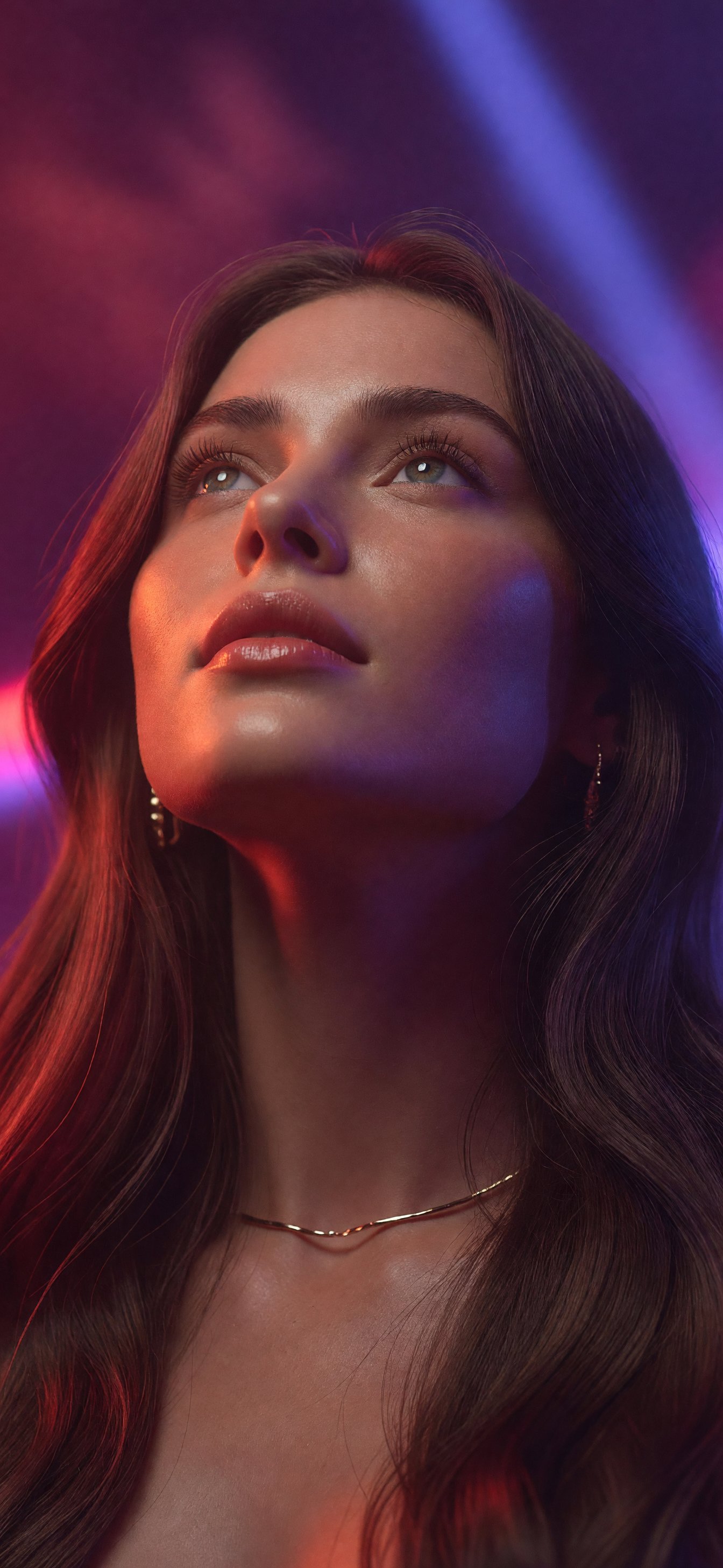 시네마틱 네온 로우앵글 인물 — AI image prompt — Grok Imagine 2 — Cinematic, Portrait, Neon - 2