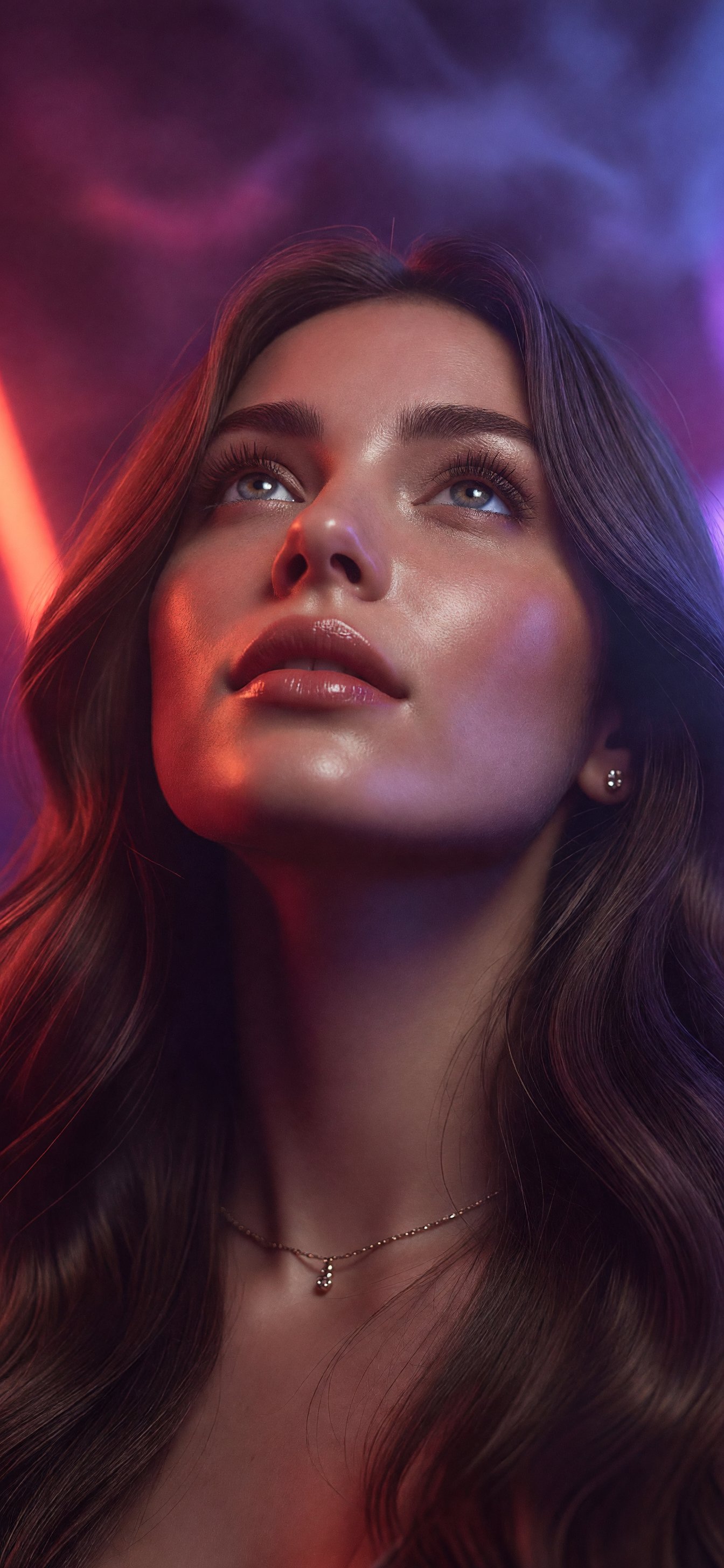 시네마틱 네온 로우앵글 인물 — AI image prompt — Grok Imagine 2 — Cinematic, Portrait, Neon - 4