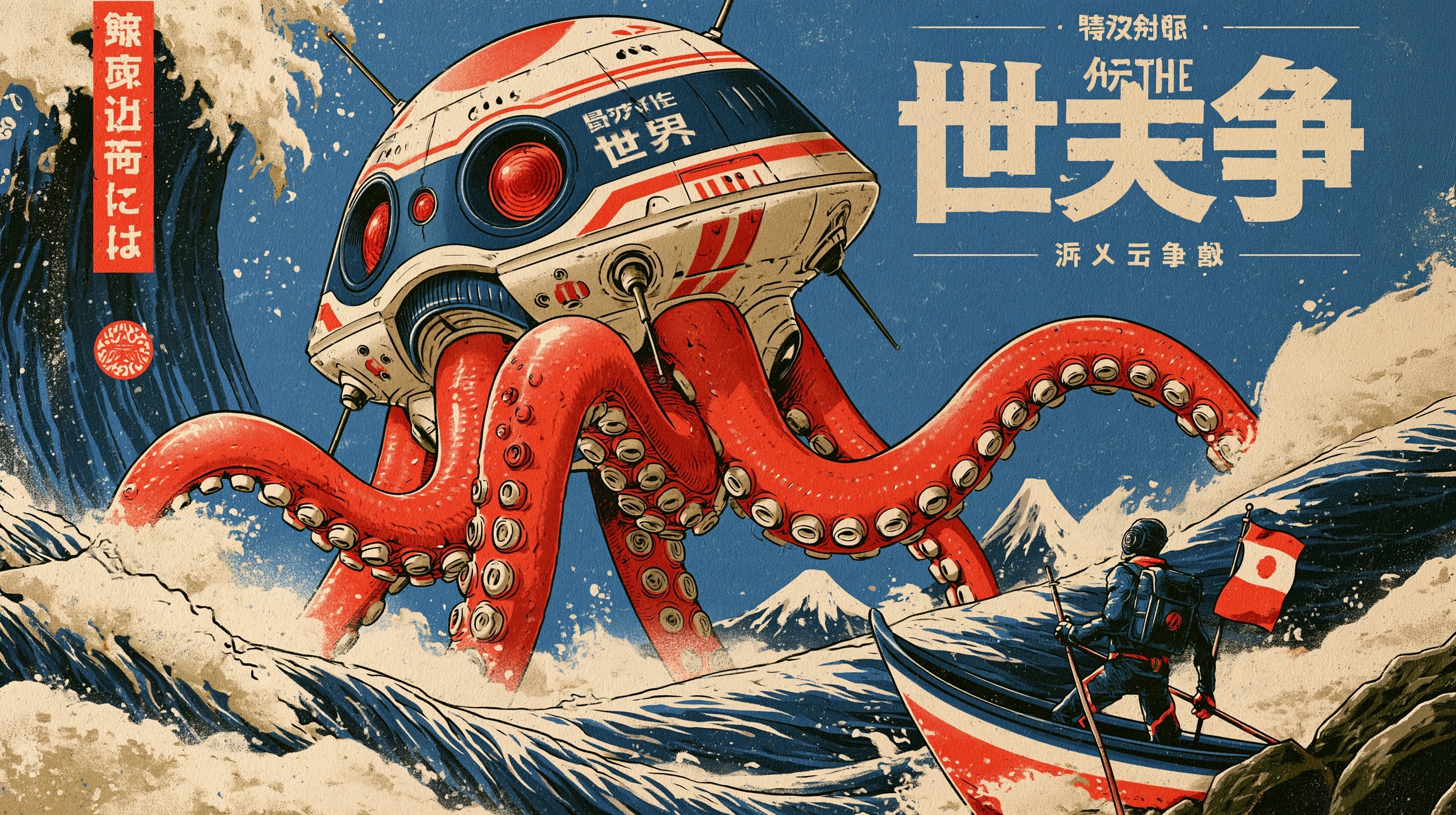 日本版『宇宙戦争』映画ポスター — AI image prompt — Nano Banana — Poster, Cinematic, Sci-Fi - 3