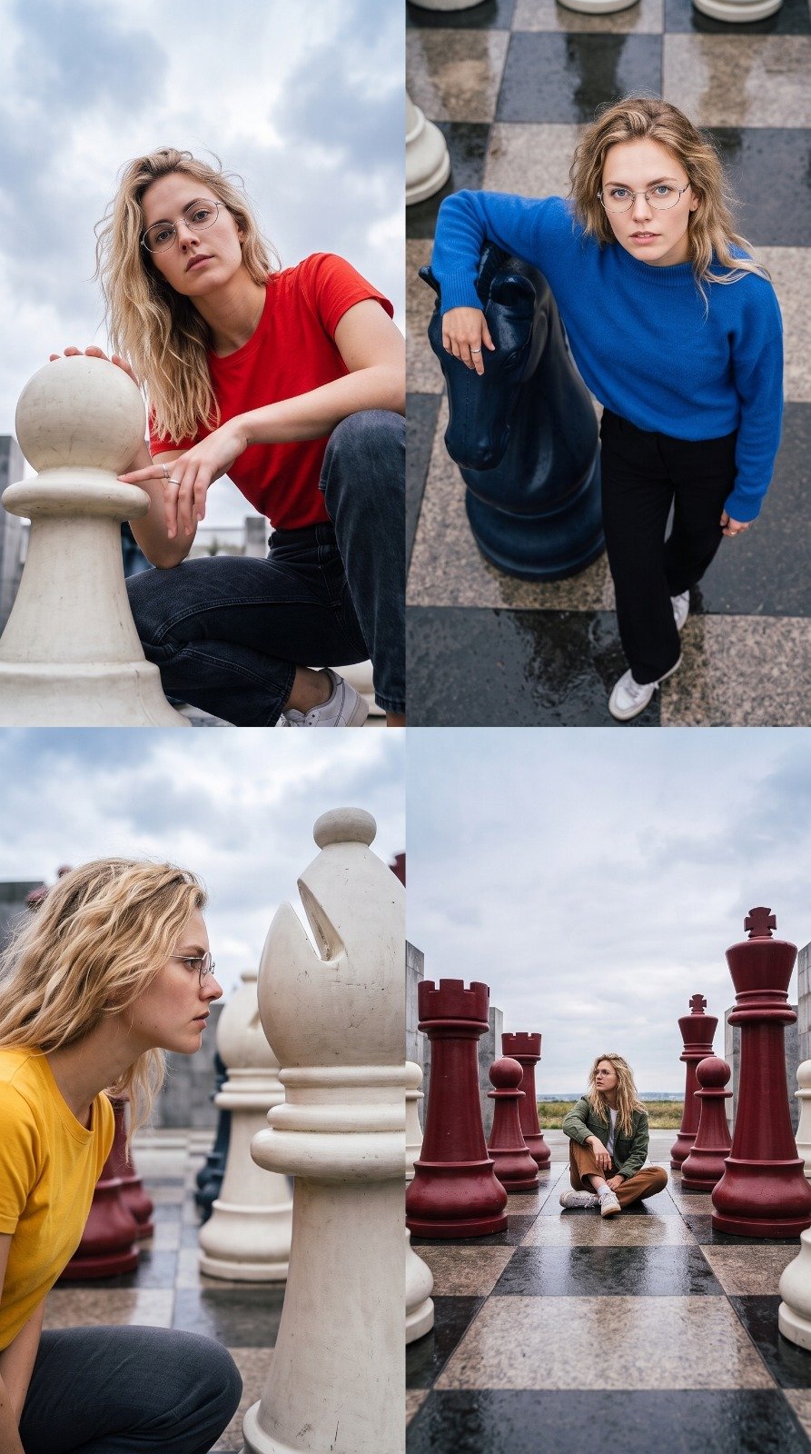 Surreal Chess Maze Fashion Editorial — AI image prompt — Nano Banana Pro — Surreal, Cinematic, Fashion - 2