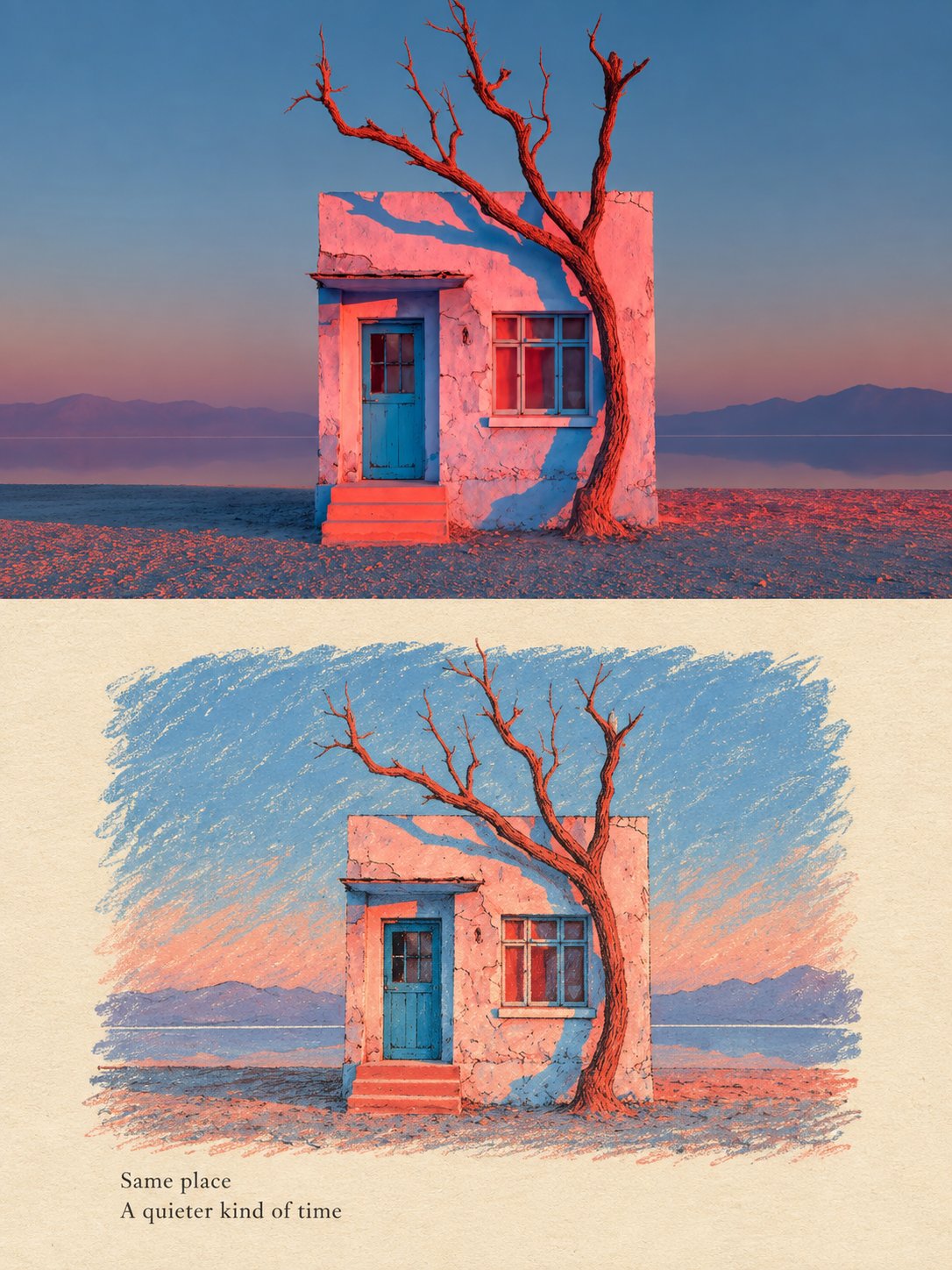 사진을 미니멀 일러스트 메모리 카드로 — AI image prompt — GPT Image 2.5 — Vintage, Realistic, Minimalist - 2