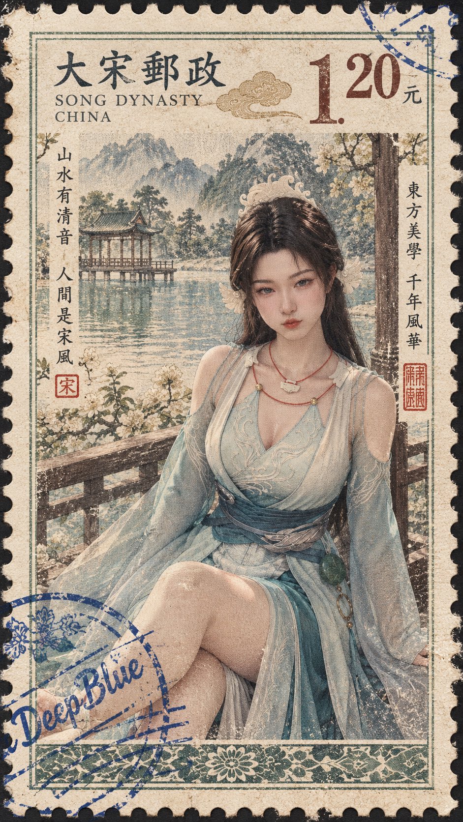 [Country: XX; Subject: XX] × A layout matching that country's stamp characteristics × Subject adapte — AI image prompt — GPT Image 2.5