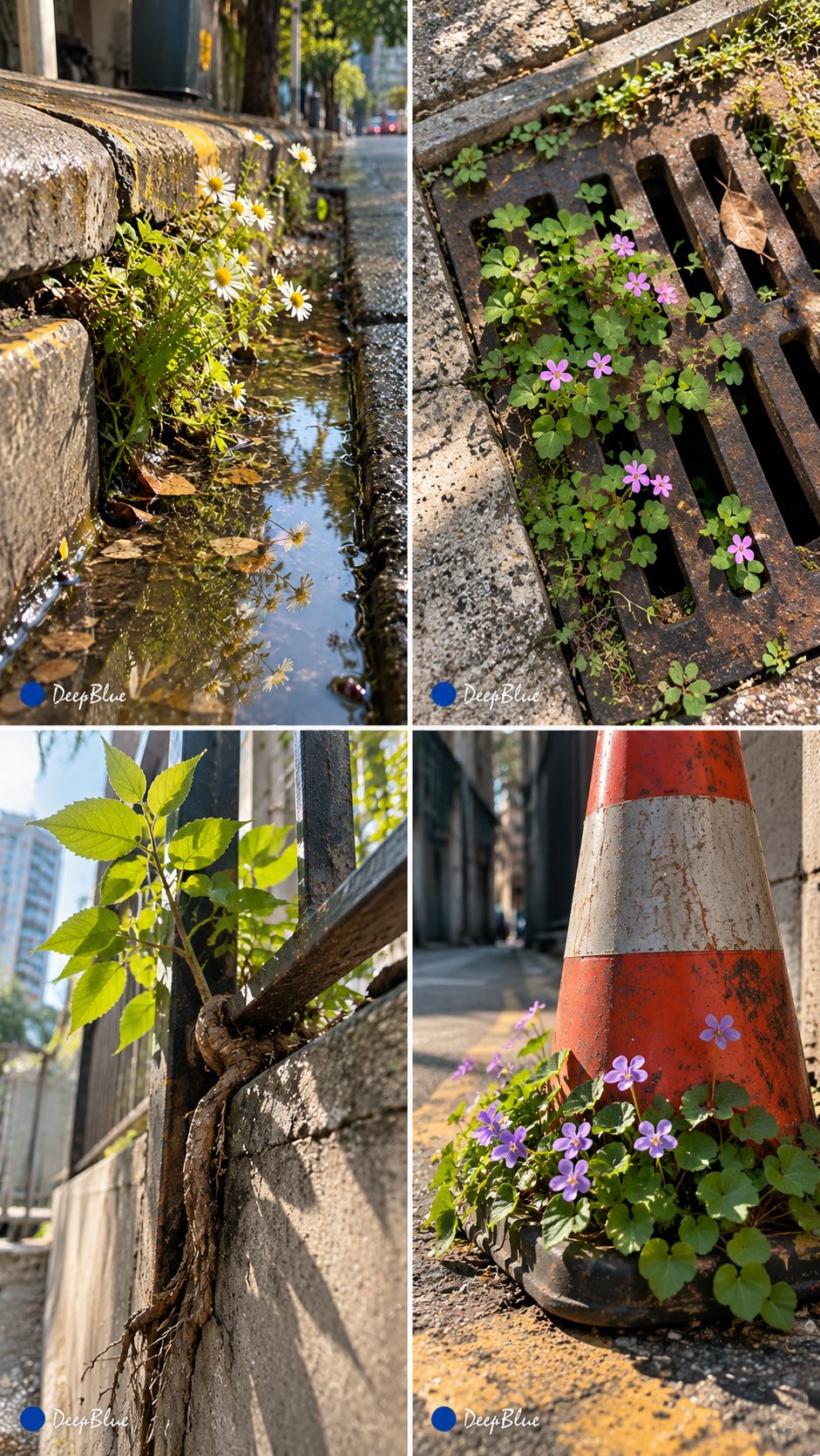 Urban iPhone Snap with Tiny Miracles — AI image prompt — GPT Image 2 — Street Photography, Realistic, Peaceful - 4