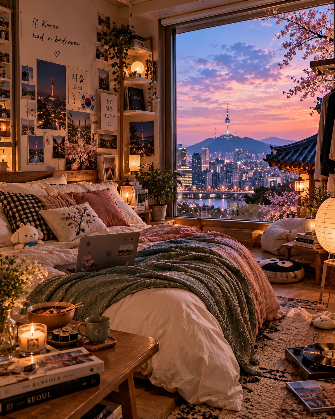 Country Themed Dreamlike Bedroom Interior — AI image prompt — GPT Image 2.5 — Cinematic, Architecture, Fantasy - 2