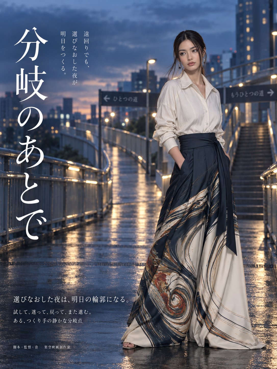 チャット履歴から作る邦画ポスター — AI image prompt — GPT Image 2.5 — Poster, Cinematic, Vintage - 1