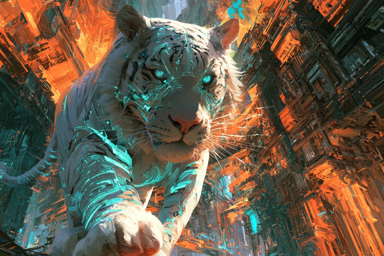 量子万華鏡都市探検 — AI image prompt — FLUX 3 — Surreal, Sci-Fi, Cityscape - 3