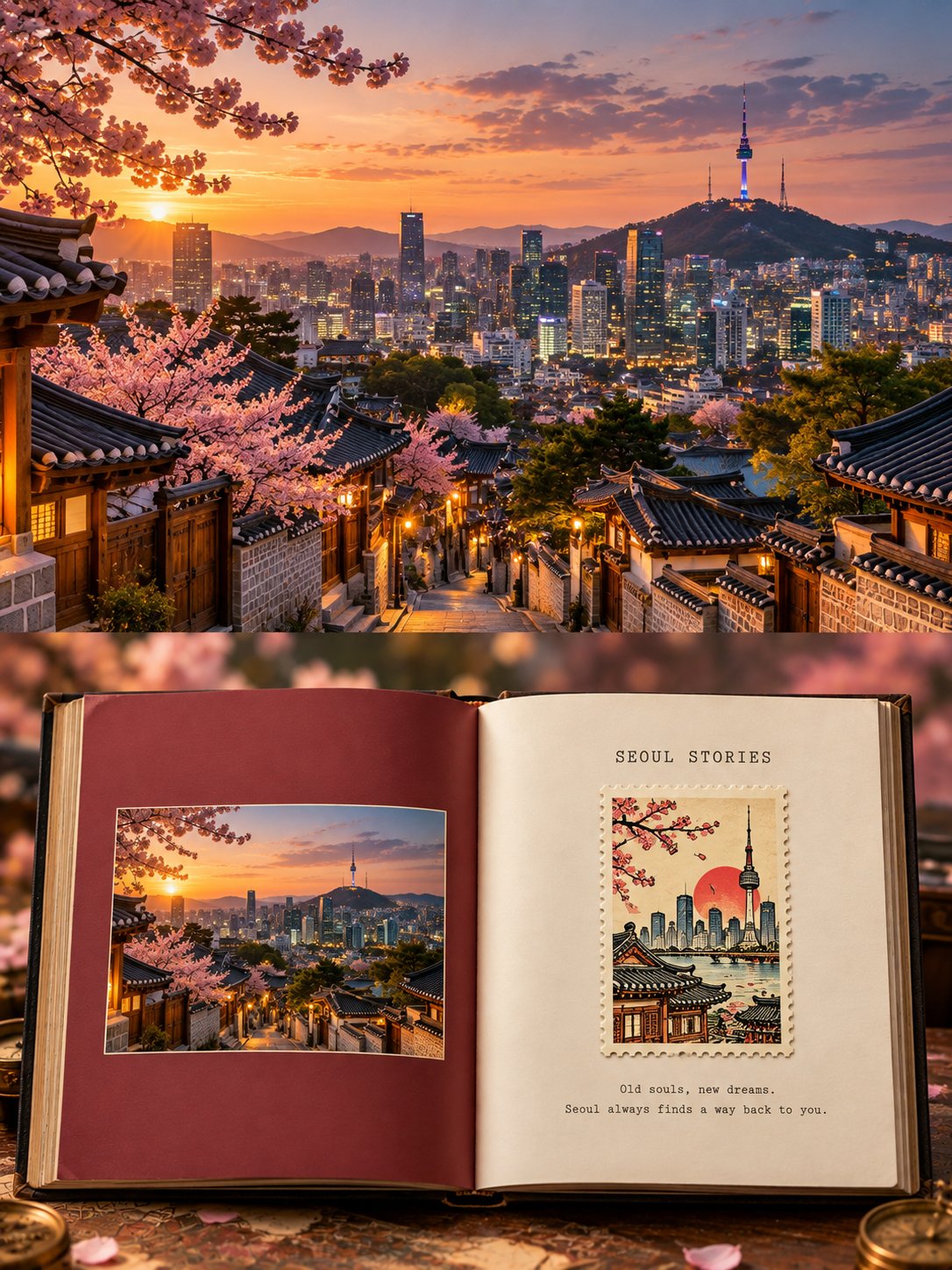 Editorial Travel Memory Poster Template — AI image prompt — GPT Image 2.5 — Poster, Cinematic, Realistic - 2