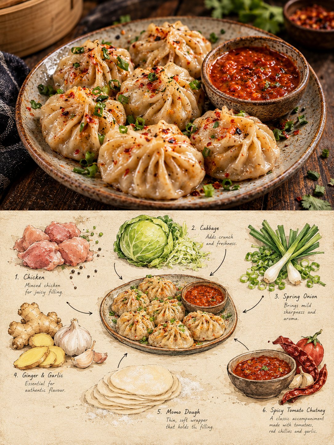 エディトリアルフードアートポスターテンプレート — AI image prompt — GPT Image 2.5 — Poster, Food, Realistic - 2