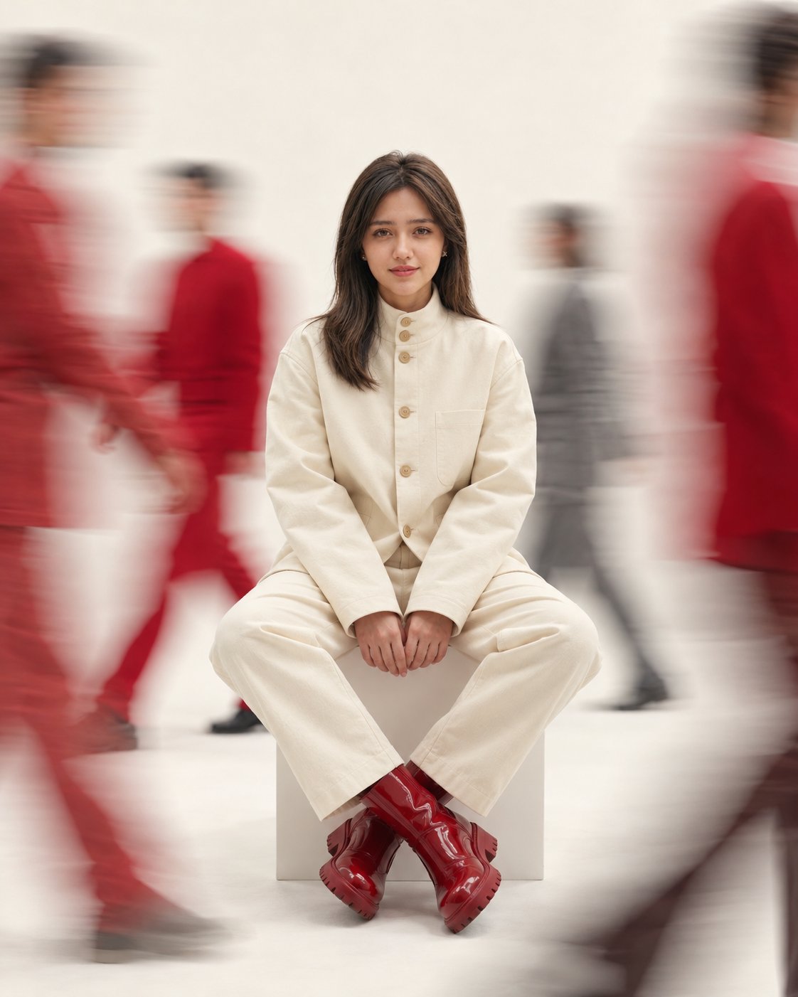 {
"task": "图像生成",
"style": "照片级写实奢华时尚编辑大片，电影感动态摄影，极简影棚广告风格",
"aspect_ratio": "4:5",
"scene": {
"envi — AI image prompt — GPT Image 2