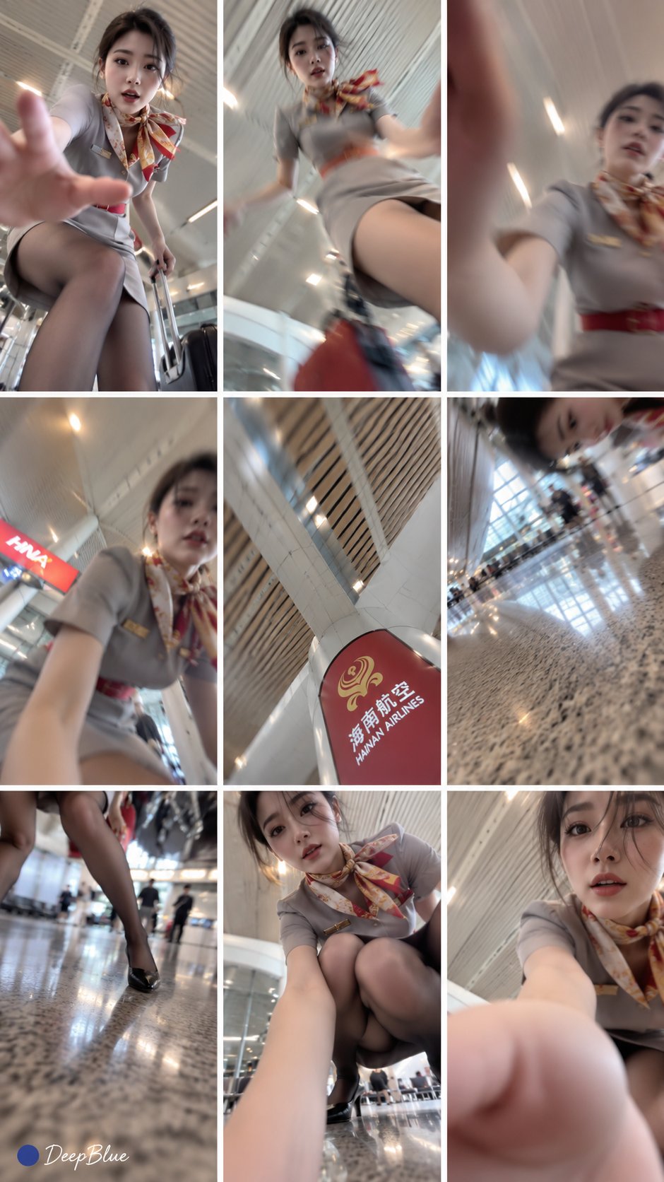 スマホ落下 9連写グリッド — AI image prompt — GPT Image 2.5 — Surreal, Cinematic, Dynamic - 3