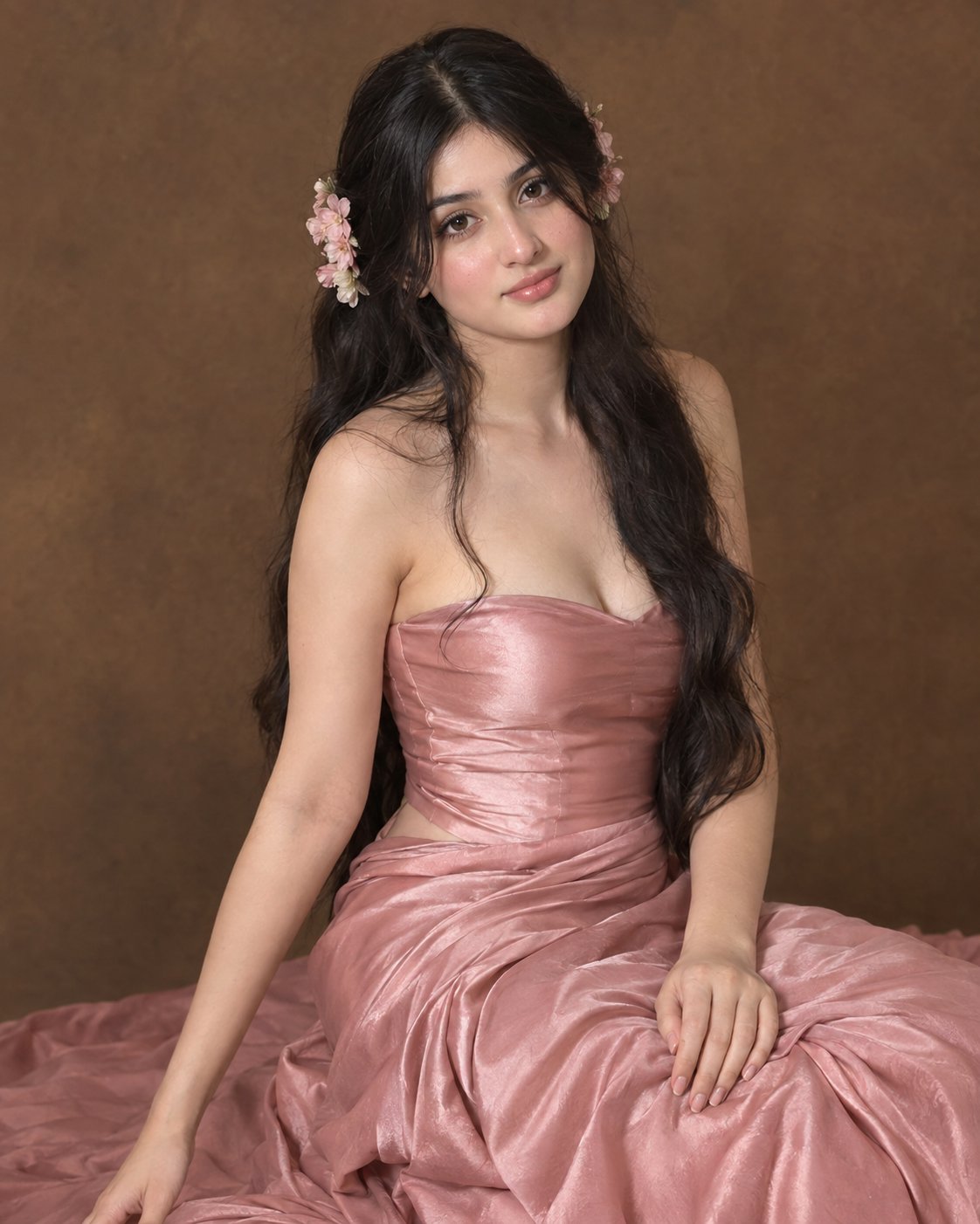 Create an ultra-realistic professional DSLR fashion photograph of a beautiful adult South Asian woma — AI image prompt — GPT Image 2