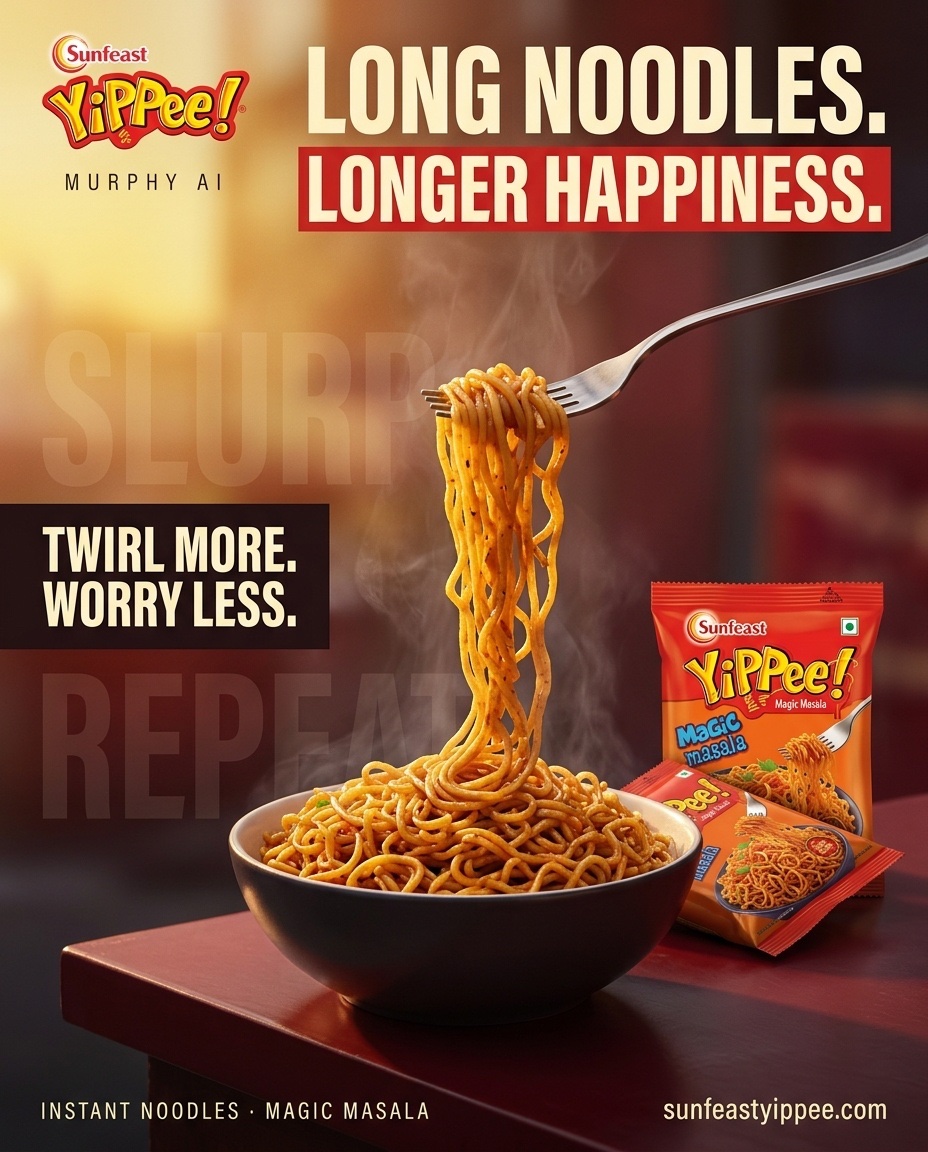 Maggi Billboard FMCG Campaign — AI image prompt — Nano Banana 2.1 — Cinematic, Advertising, Food - 2