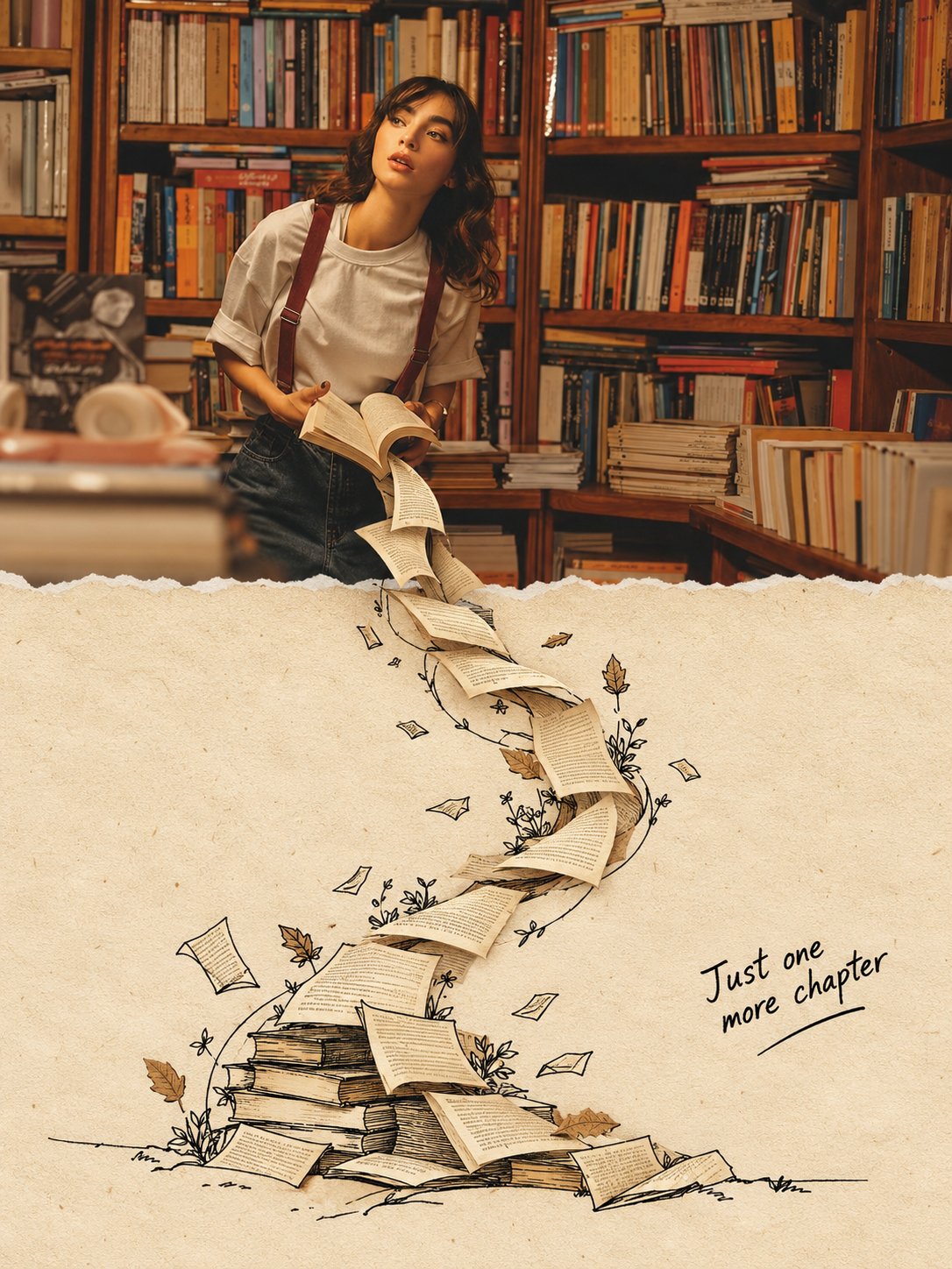 分割フォト第二世界コラージュ — AI image prompt — GPT Image 2.5 — Surreal, Cinematic, Fantasy - 2